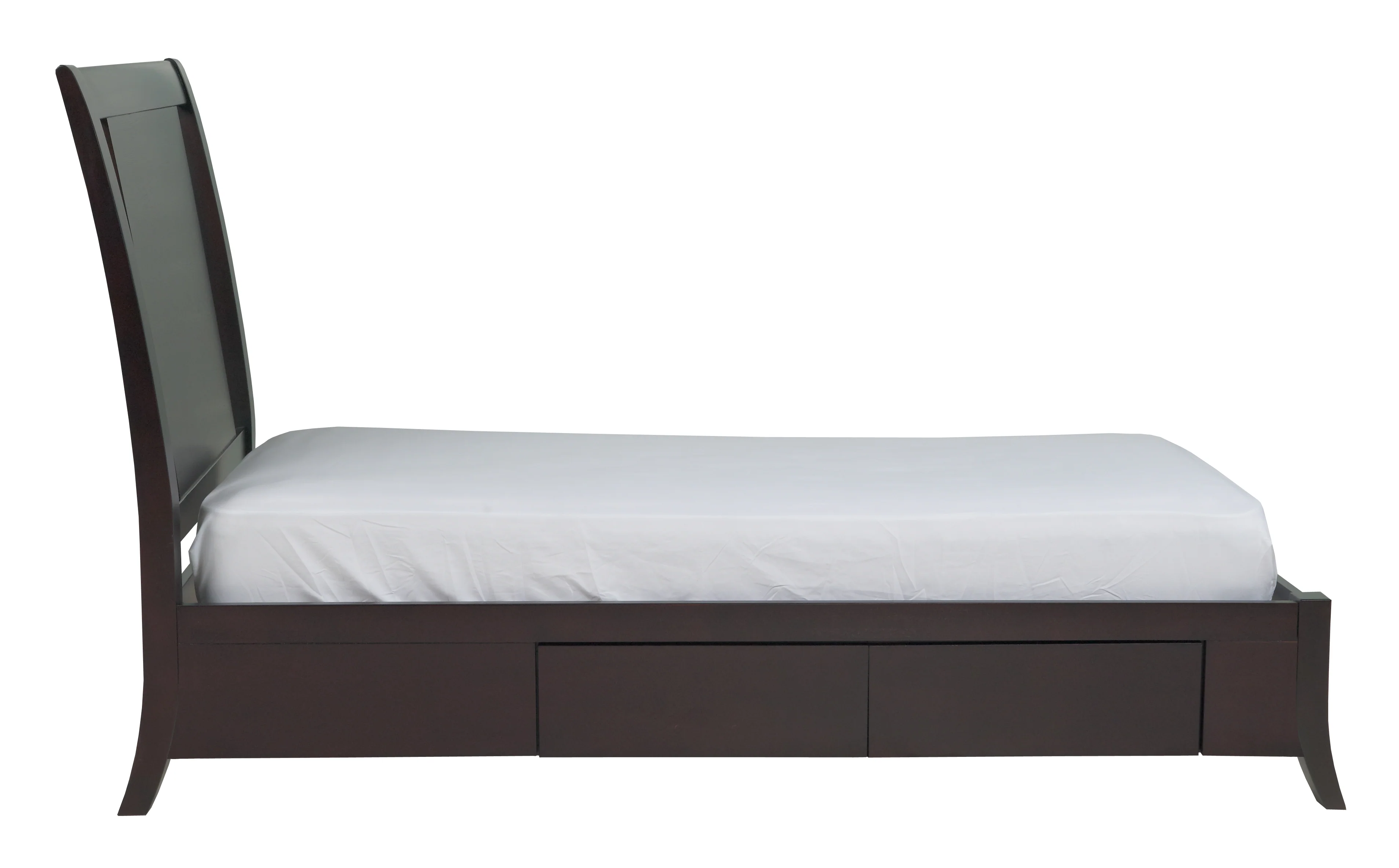 Nevis California King Low Profile Storage Bed in Espresso - Image 8