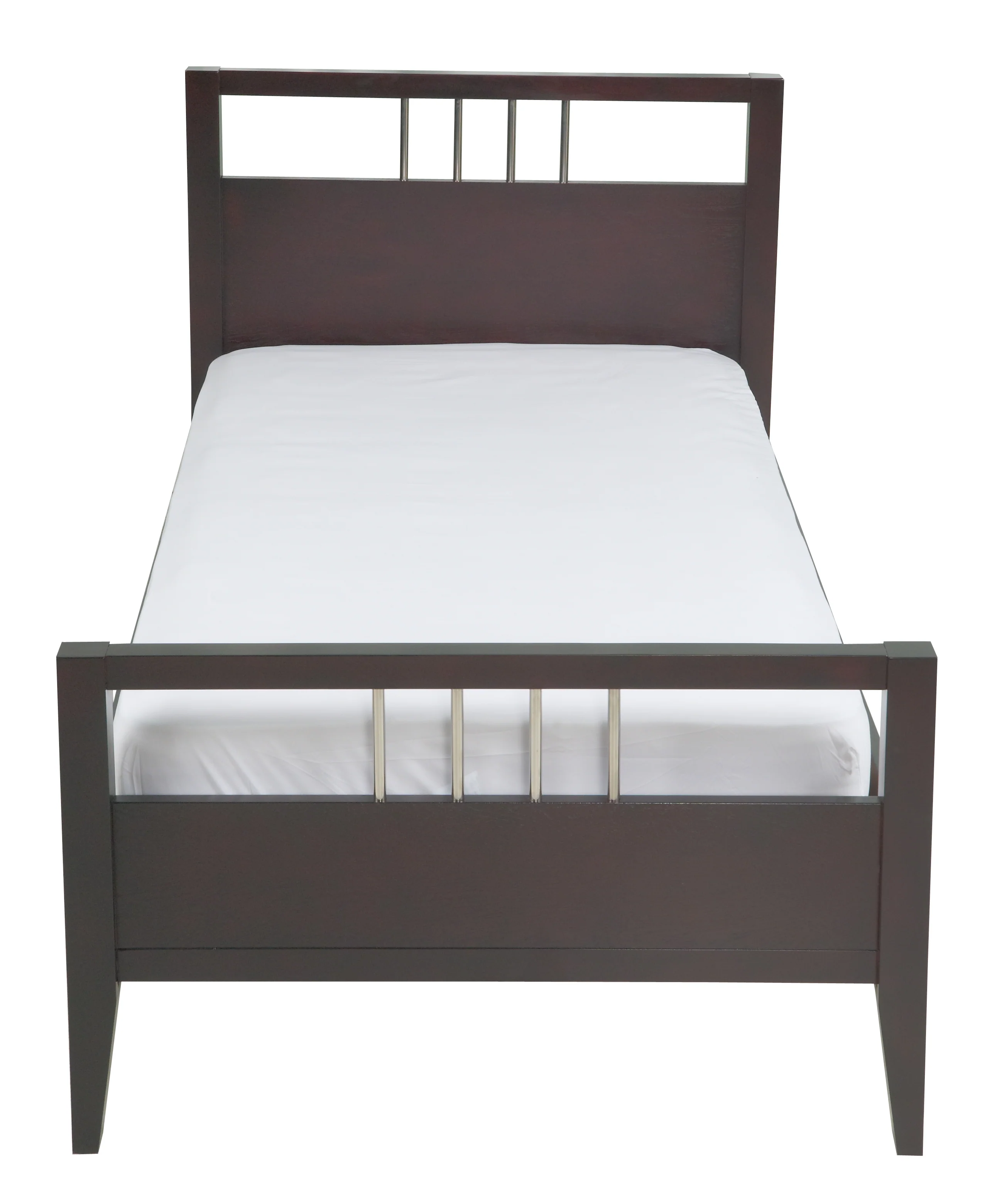 Nevis Wood Twin Platform Bed in Espresso - Image 6