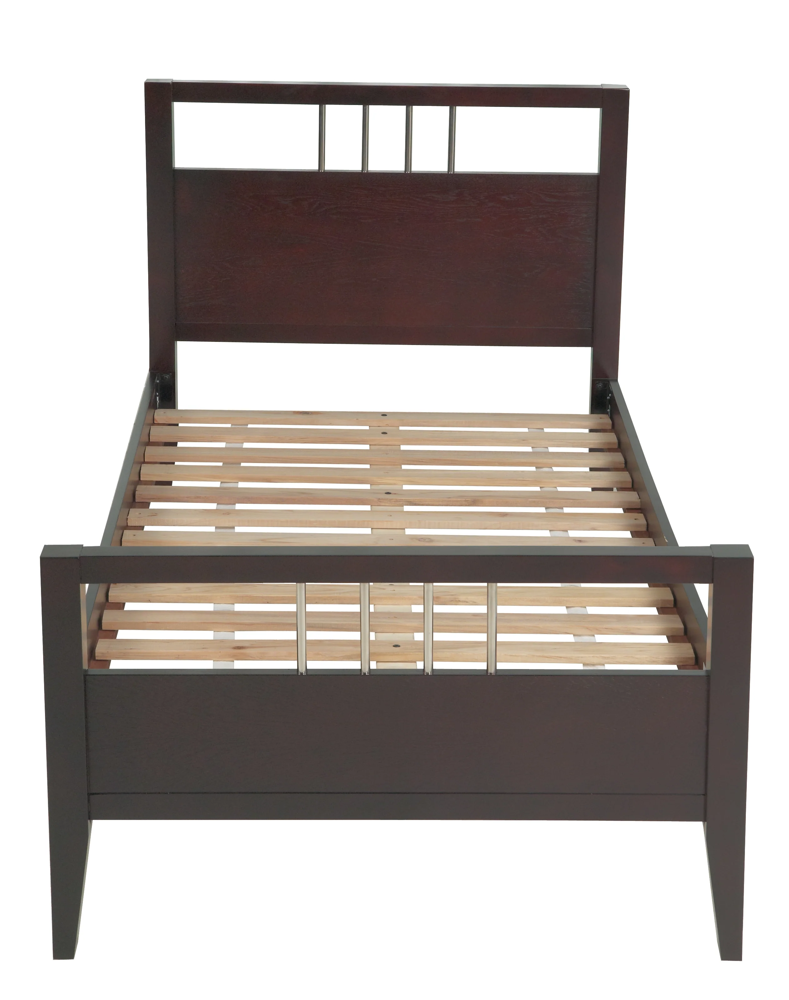 Nevis Espresso Wood Queen Platform Bed - Image 9