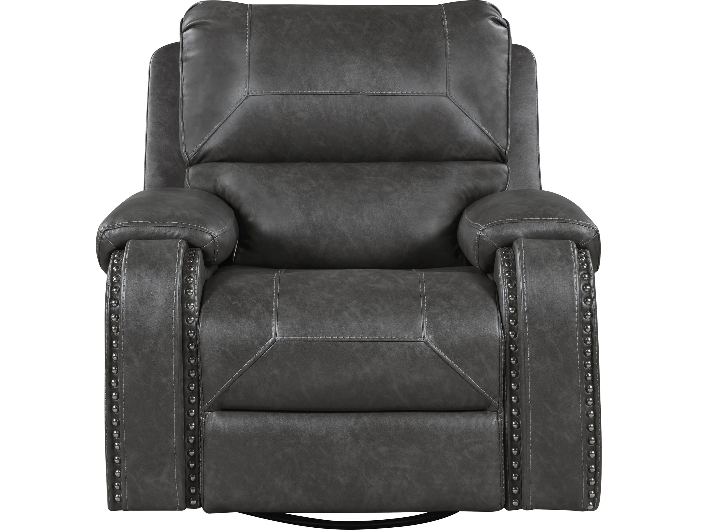 Newnan Gray Swivel Glider Reclining Chair