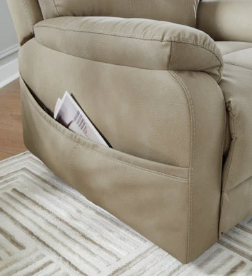 Next-Gen Durapella Sand Power Lift Recliner (Online Special Price) - Image 11
