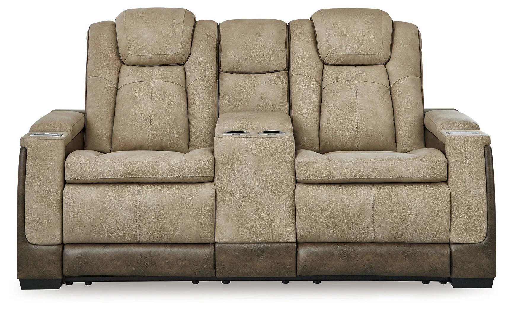 Next-Gen DuraPella Sand Power Reclining Loveseat & Power Recliner (Online Special Price) - Image 2