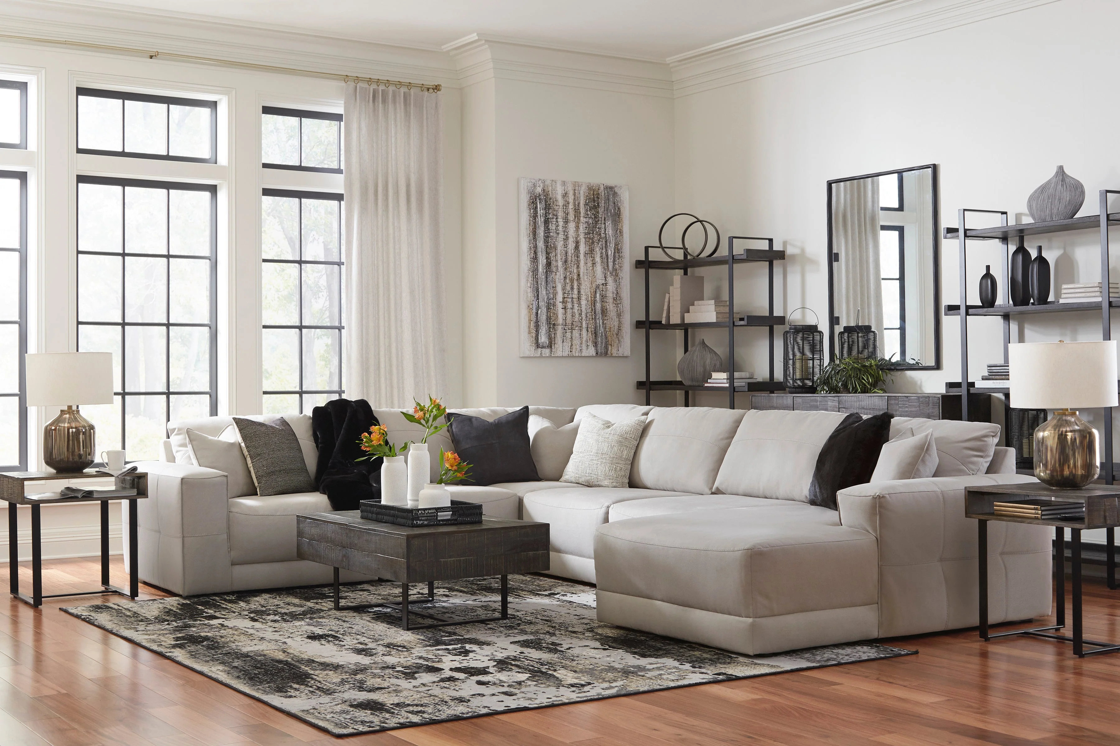 Next-Gen Gaucho Gray 6-Piece RAF Chaise Sectional (Online Special Price) - Image 2