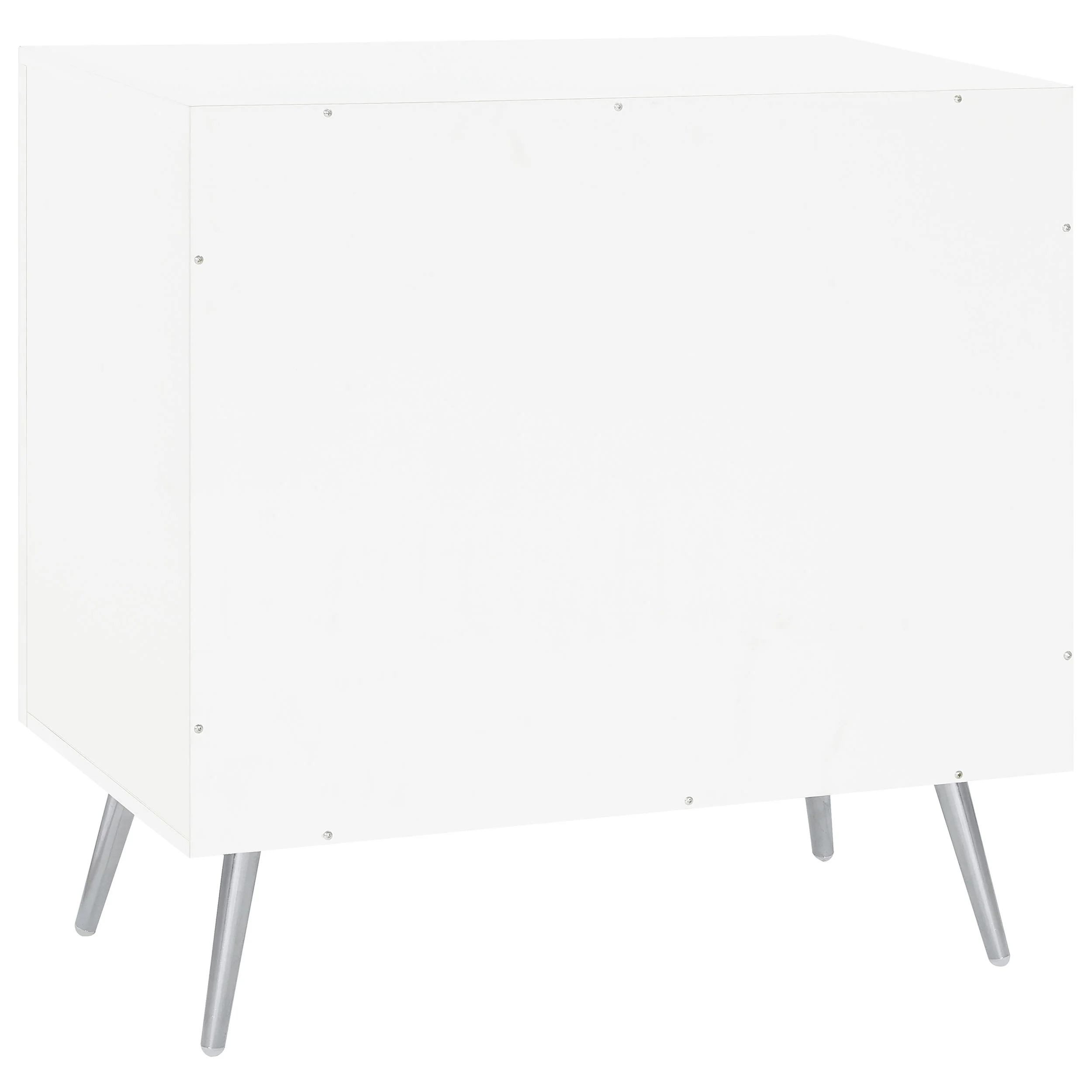 Nieta White High Gloss Accent Cabinet - Image 7