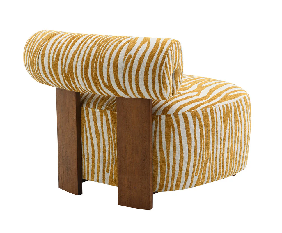 Niobe Yellow Accent Chair - Image 7