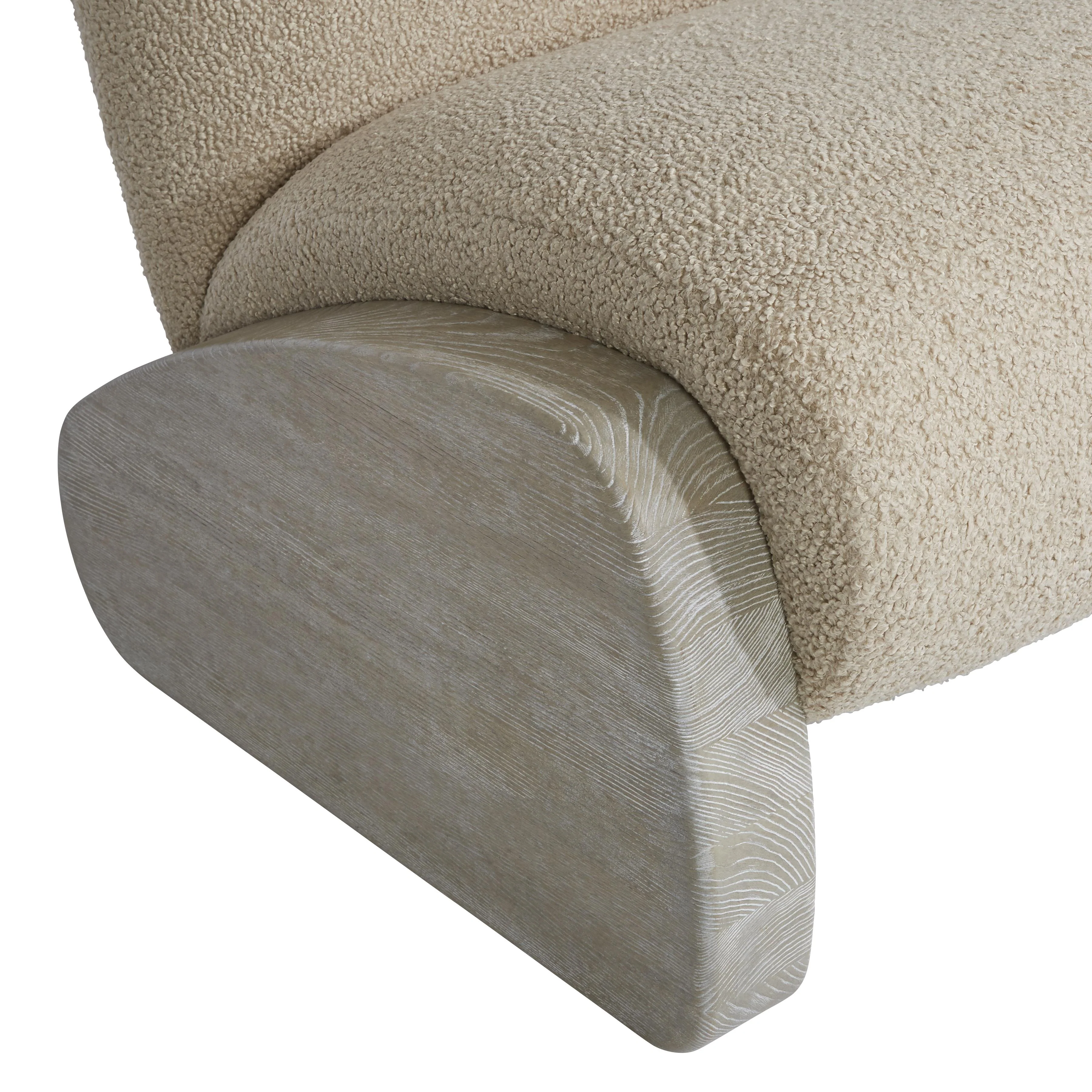 Noah Beige/Tan/Flaxen Fabric Chair - Image 5