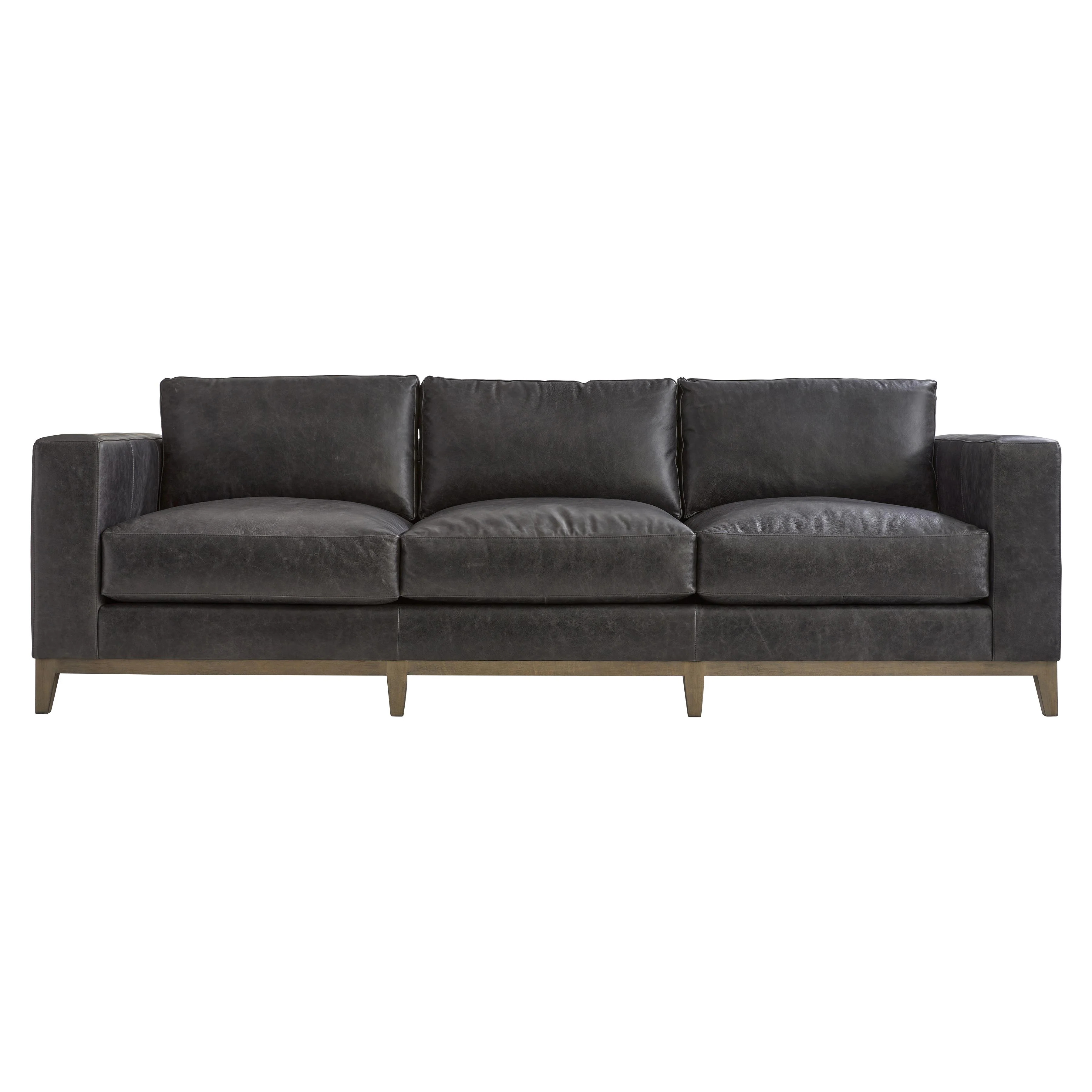 Noel Grey Leather Sofa - Image 8