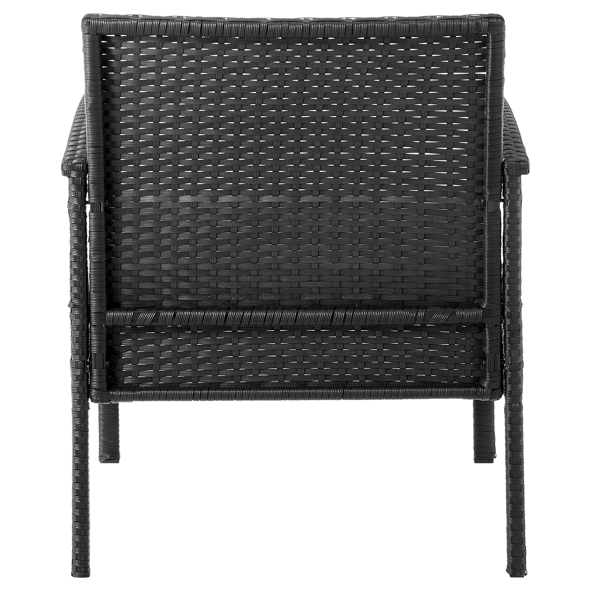 Noli Patio 2-Person Seating Group with End Table with Grey Cushions - Image 6