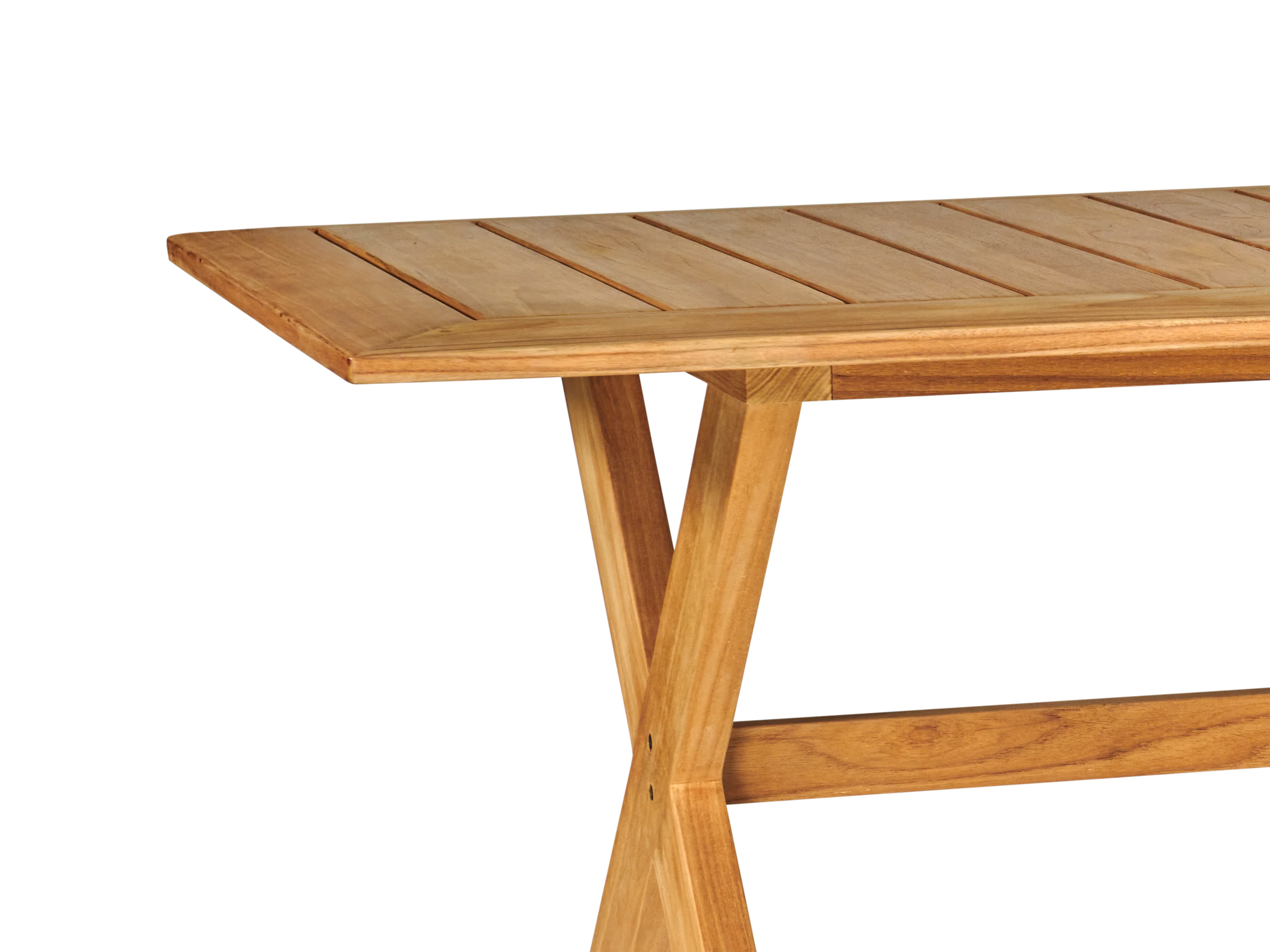 Oakville Rectangular Teak Outdoor Dining Table - Image 2