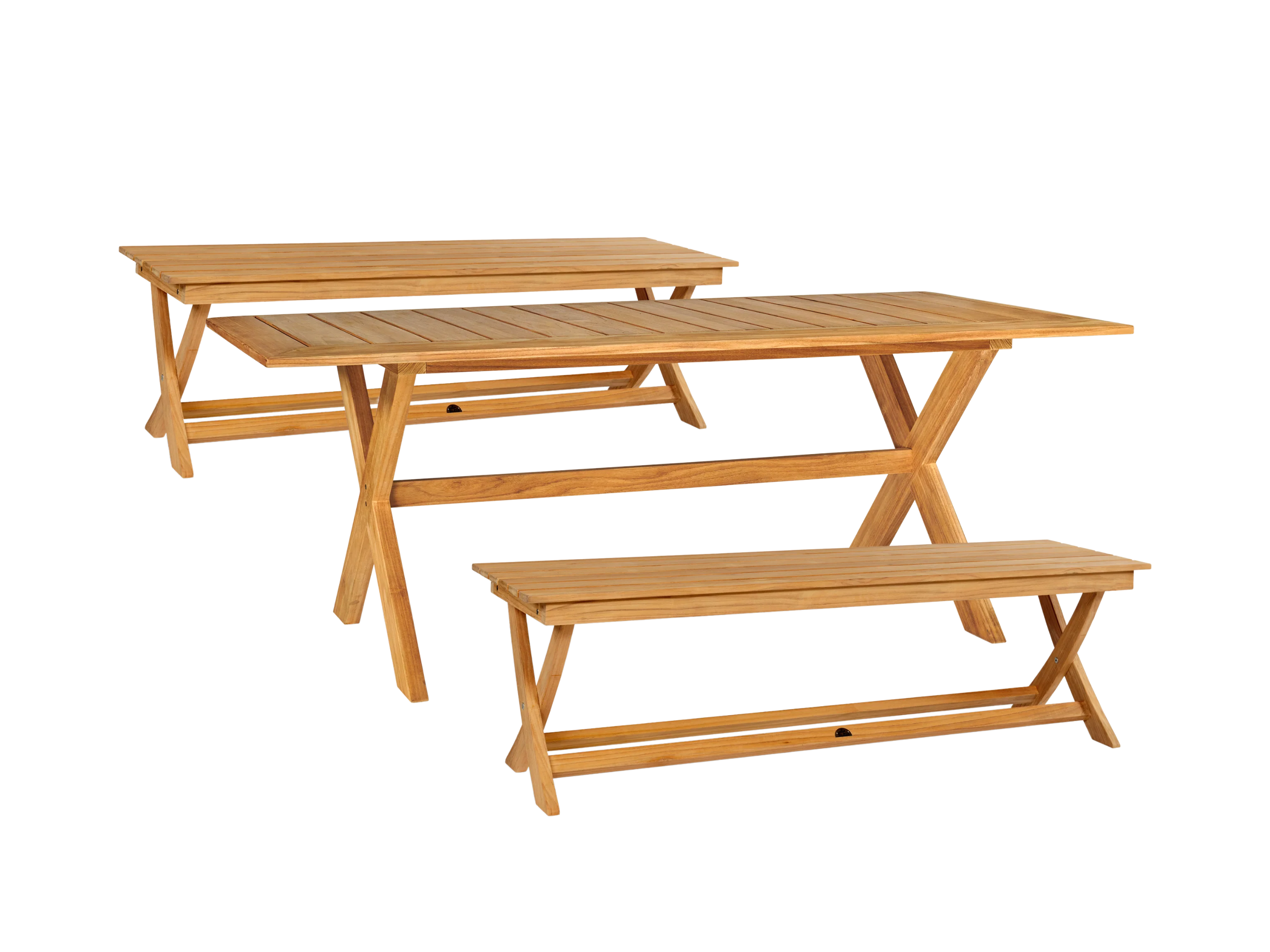 Oakville Rectangular Teak Outdoor Dining Table - Image 3
