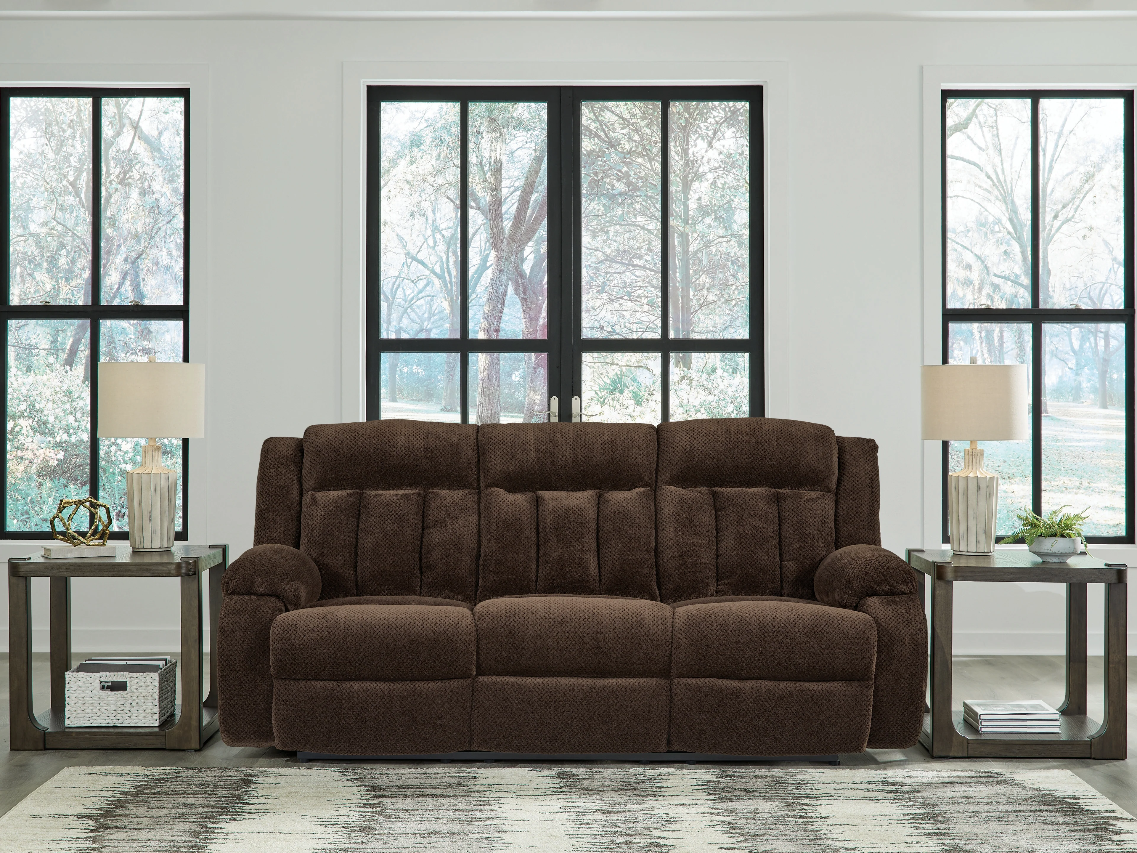 Observation Chocolate Power Reclining Sofa and Loveseat (Online Special Price) - Image 11