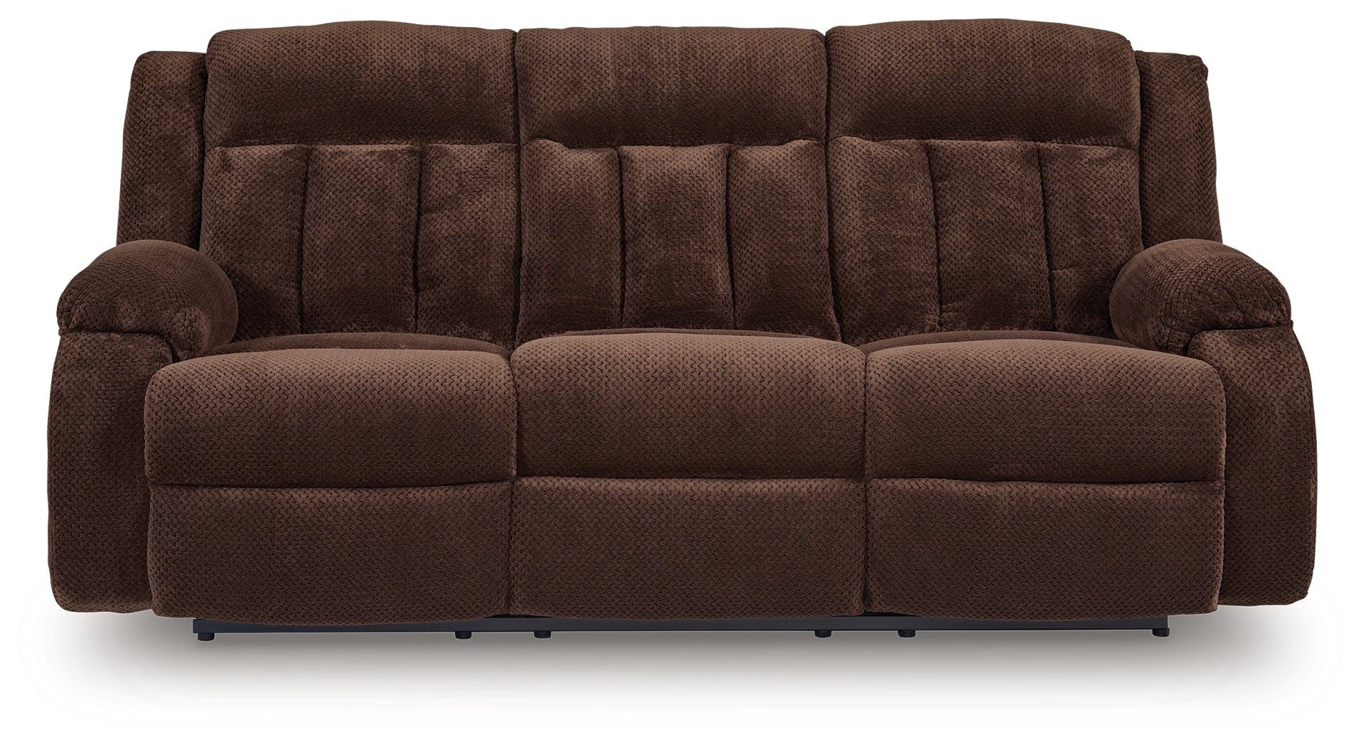 Observation Chocolate Power Reclining Sofa w/Drop Down Table (Online Special Price) - Image 2