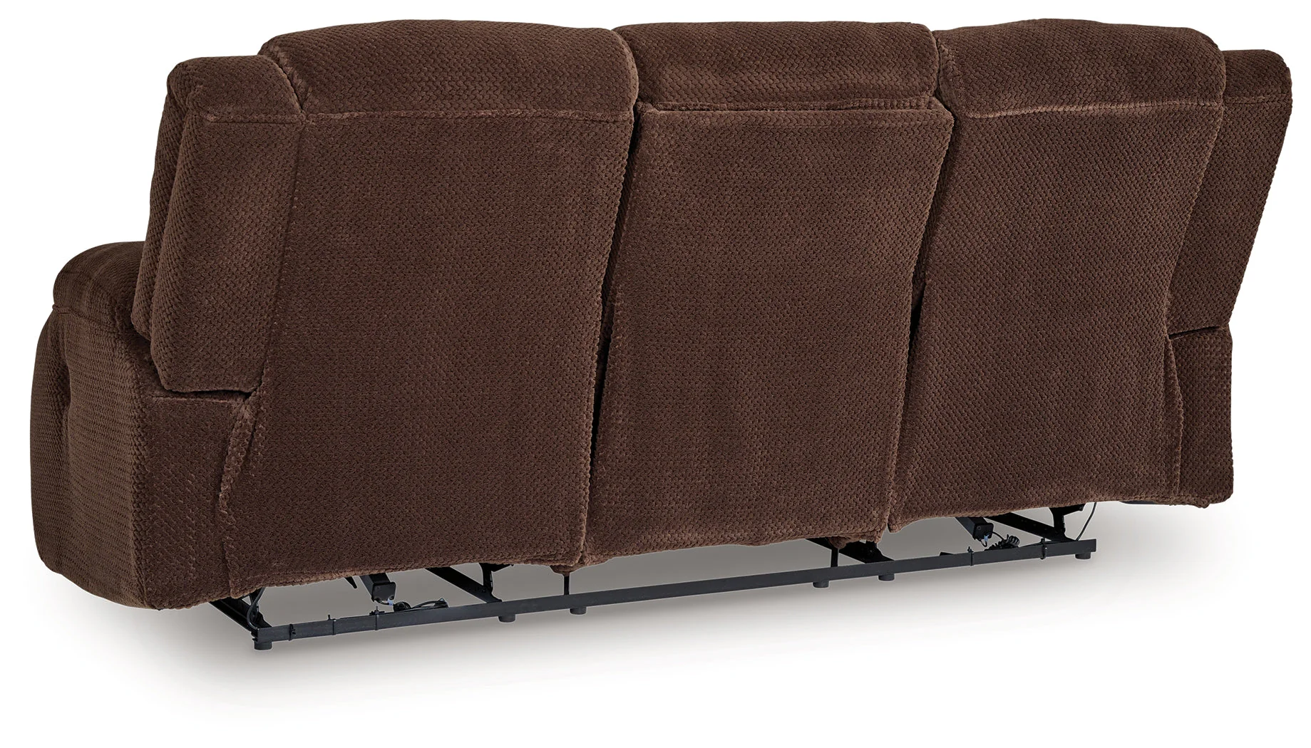 Observation Chocolate Power Reclining Sofa w/Drop Down Table (Online Special Price) - Image 4