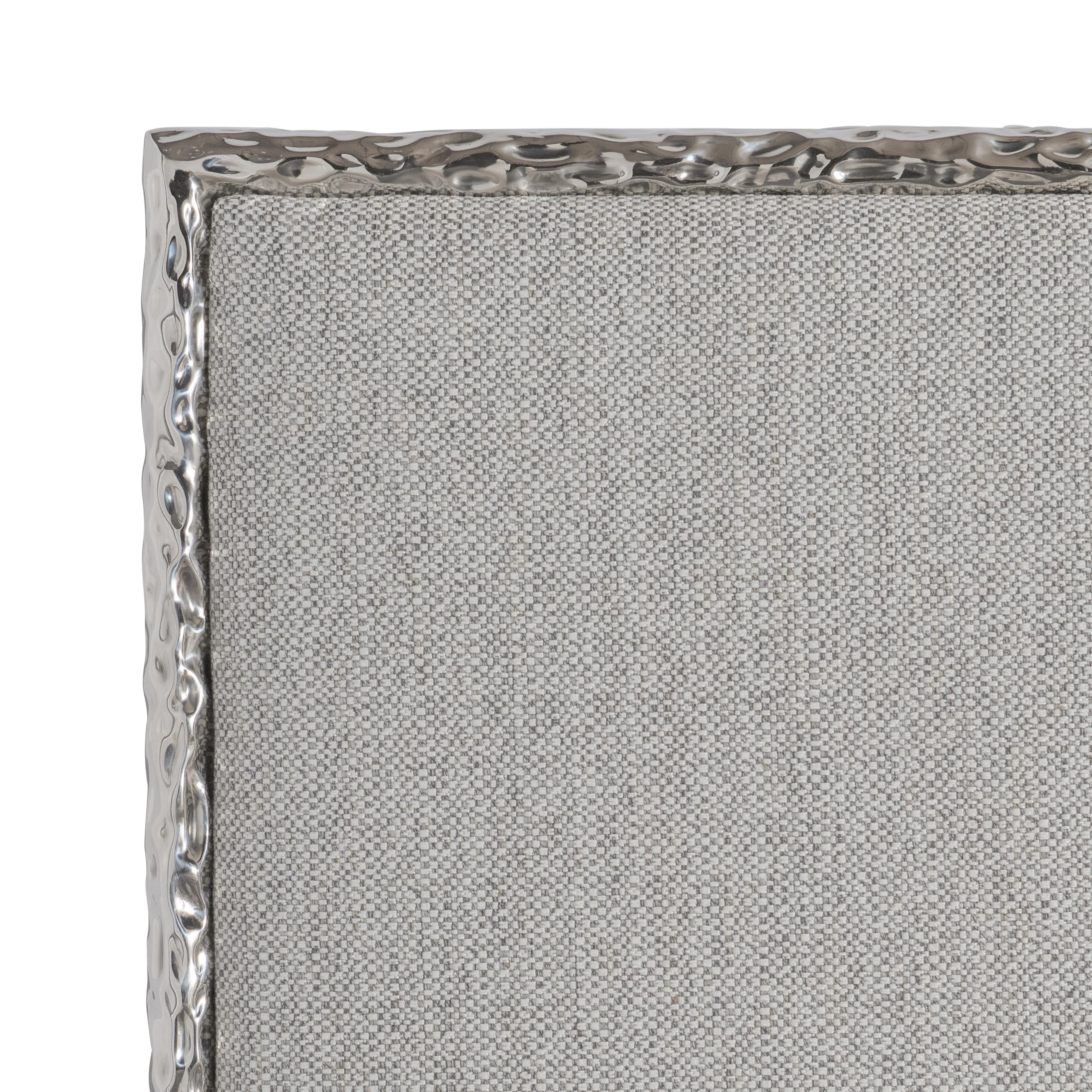 Odette Grey Fabric Panel King Bed - Image 4