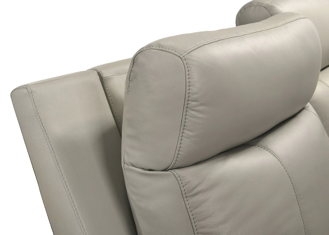 Oliverus Taupe Power Sectional - Image 6