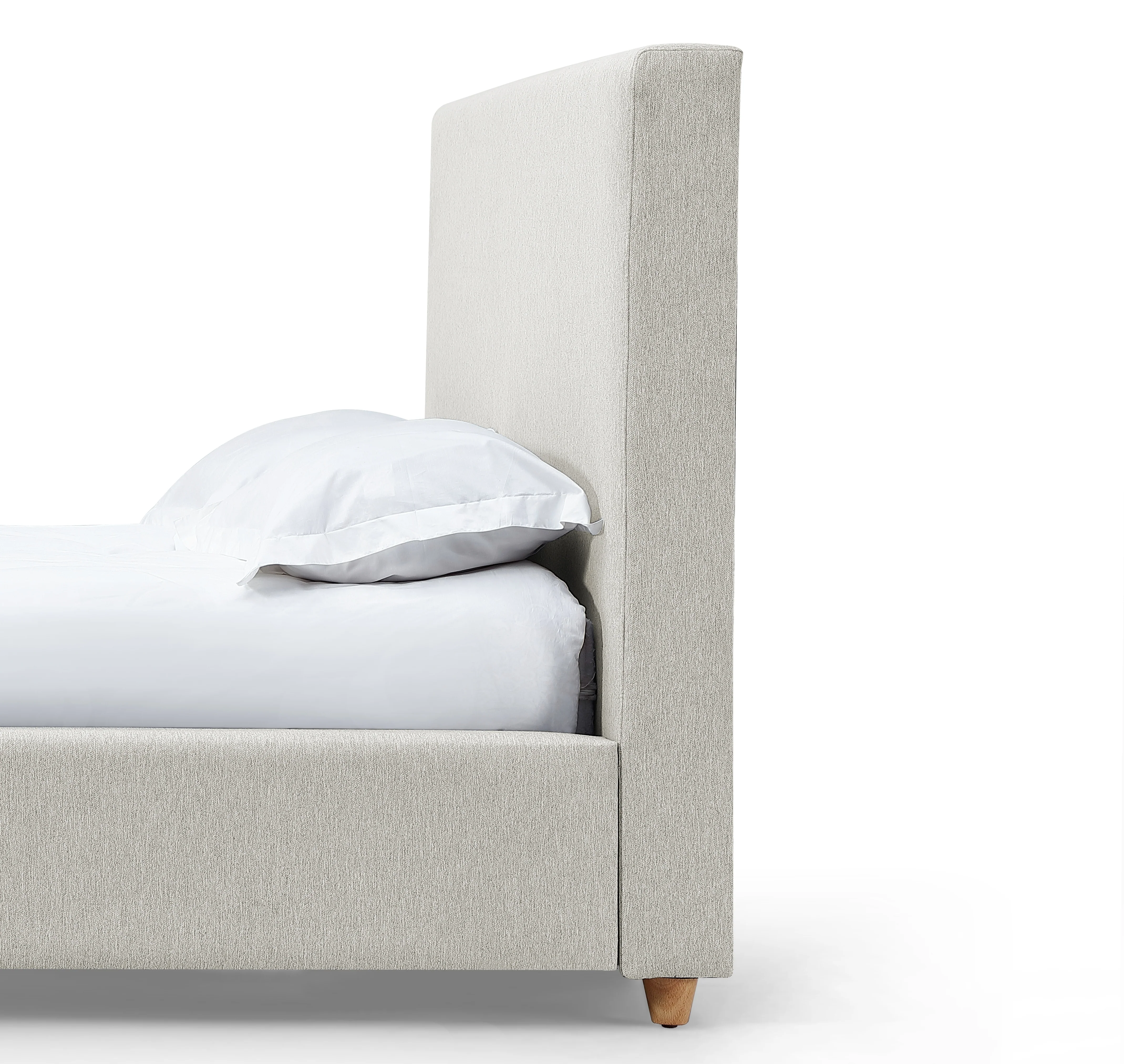 Olivia Upholstered Headboard in Ivory - Image 2
