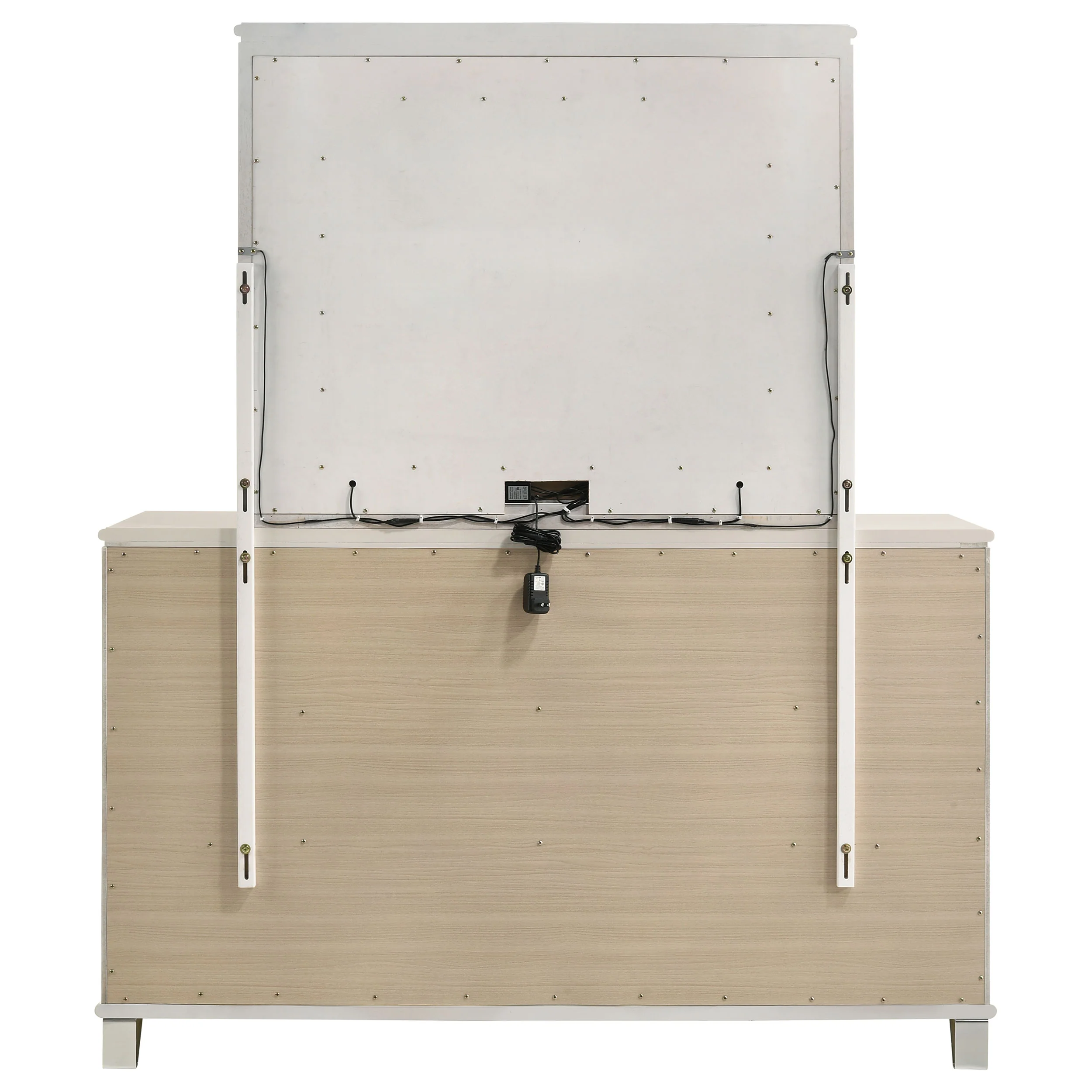 Olivia White Dresser and Mirror - Image 7