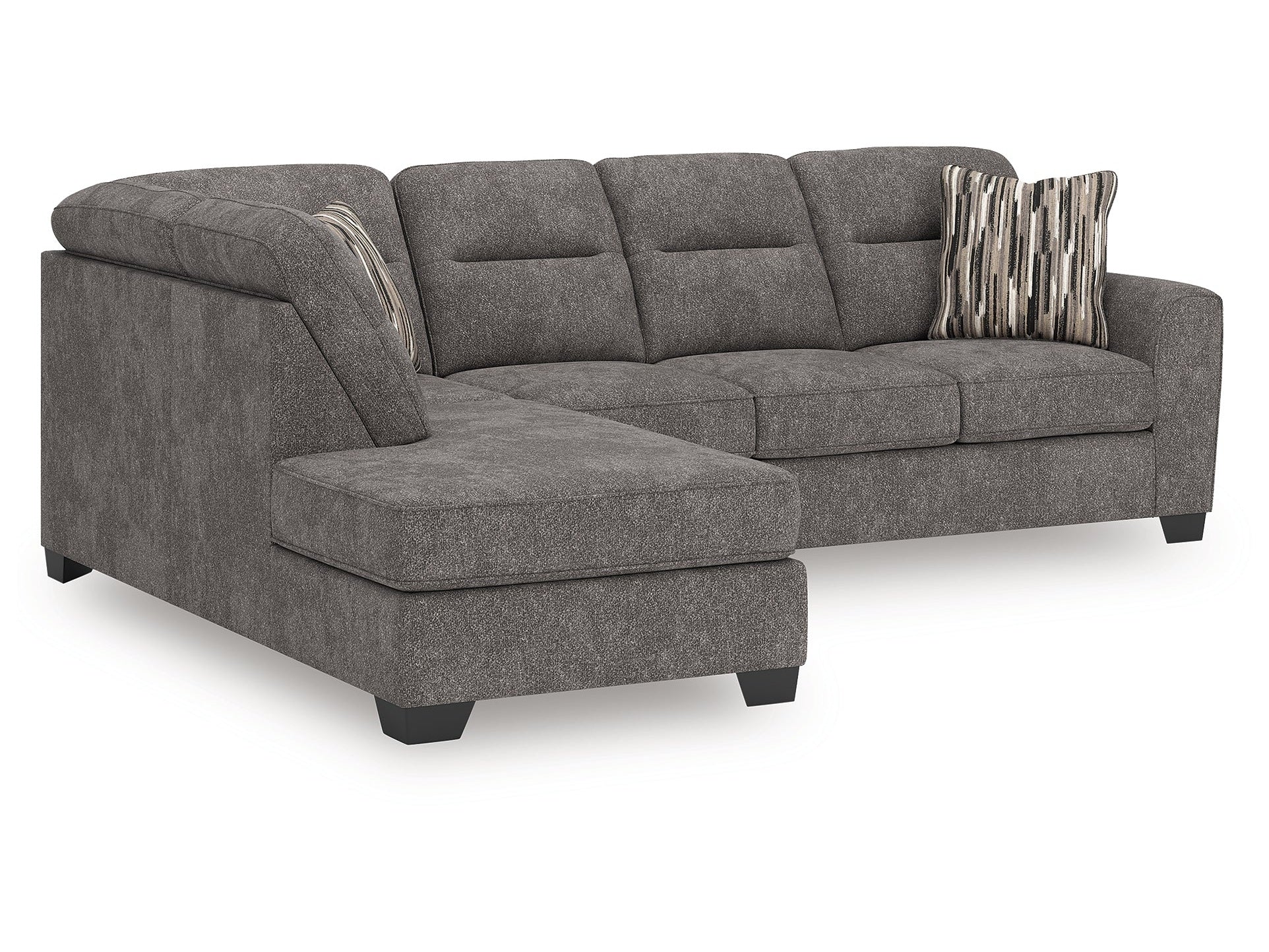 Olten Graphite 2-Piece Sectional with Chaise (Online Special Price)