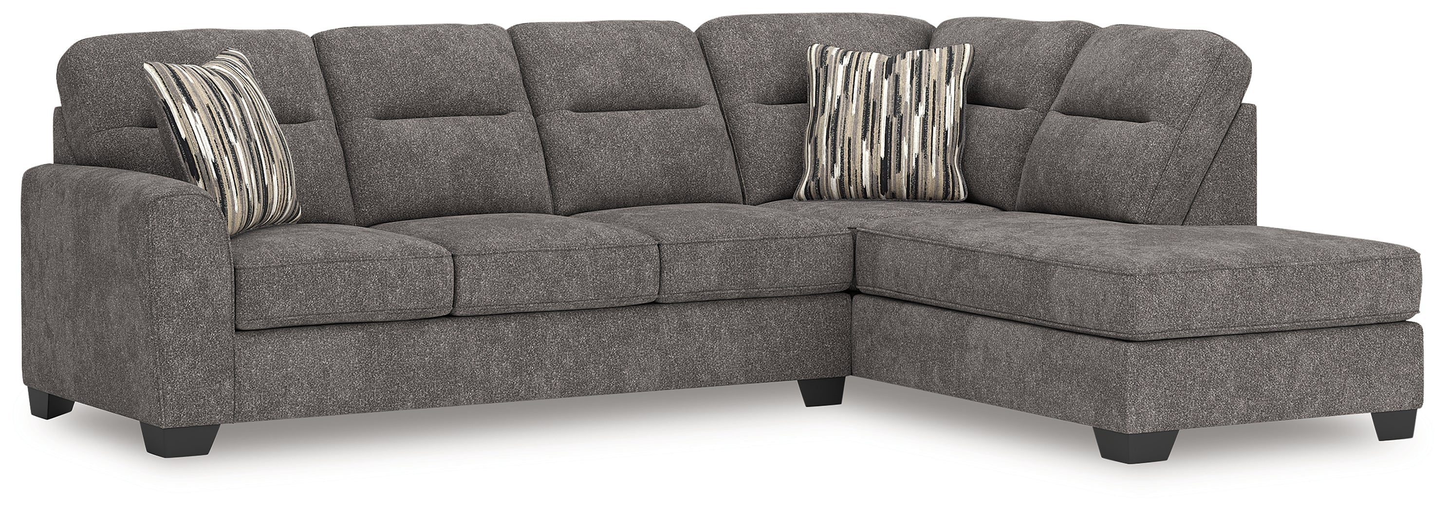 Olten Graphite 2-Piece Sectional with Chaise (Online Special Price) - Image 2