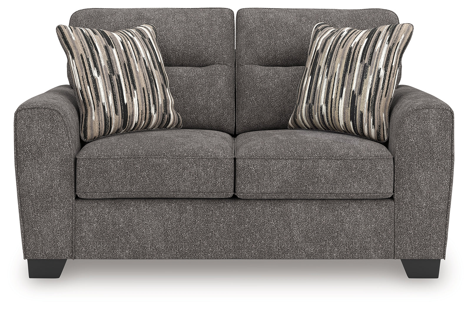 Olten Graphite Loveseat - Image 3
