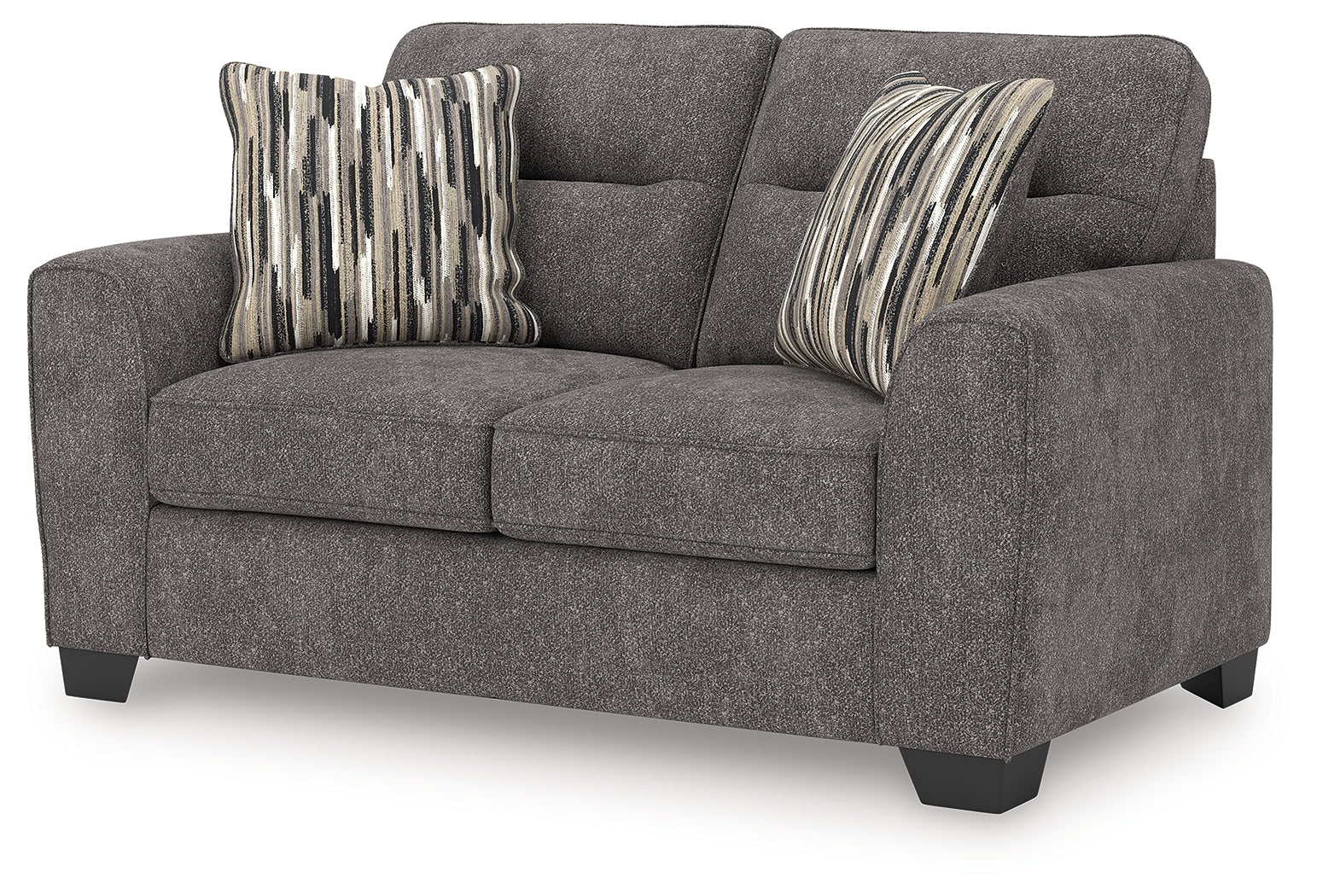 Olten Graphite Loveseat - Image 4