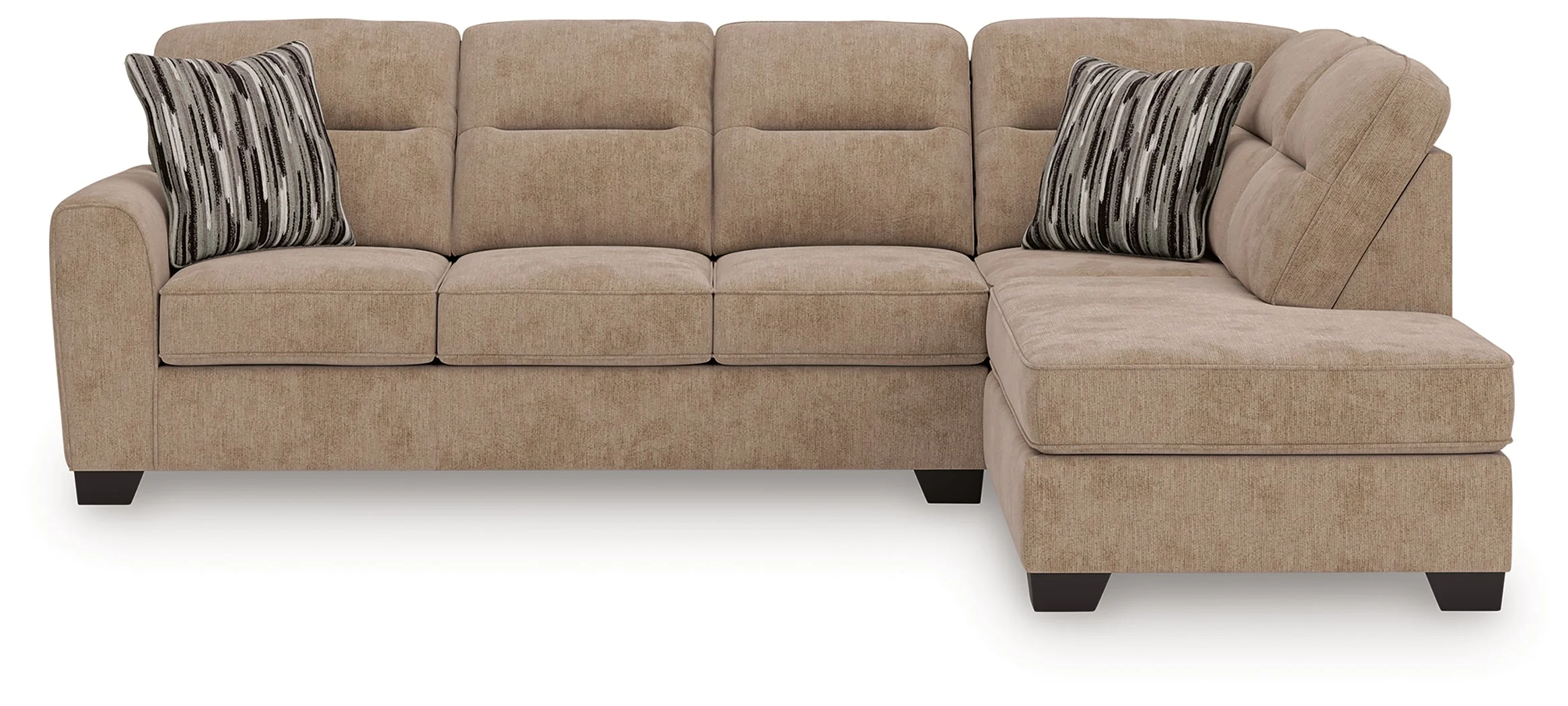 Olten Mocha 2-Piece Sectional with Chaise (Online Special Price) - Image 2