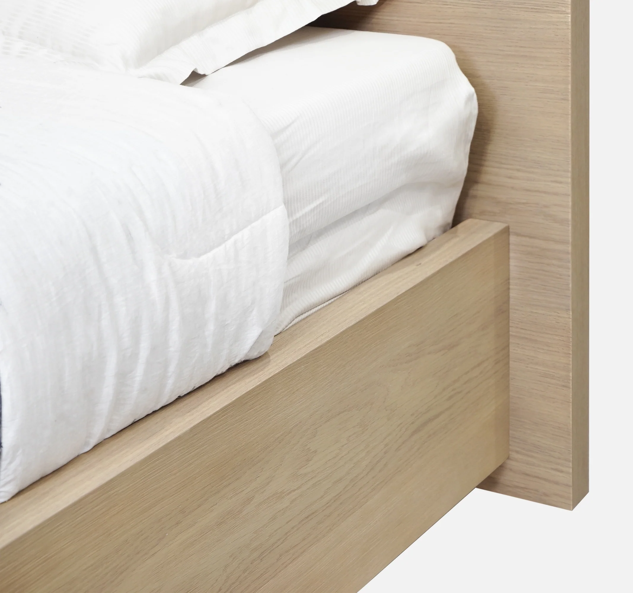 One Coastal Modern Full Platform Bed in Bisque - Image 5