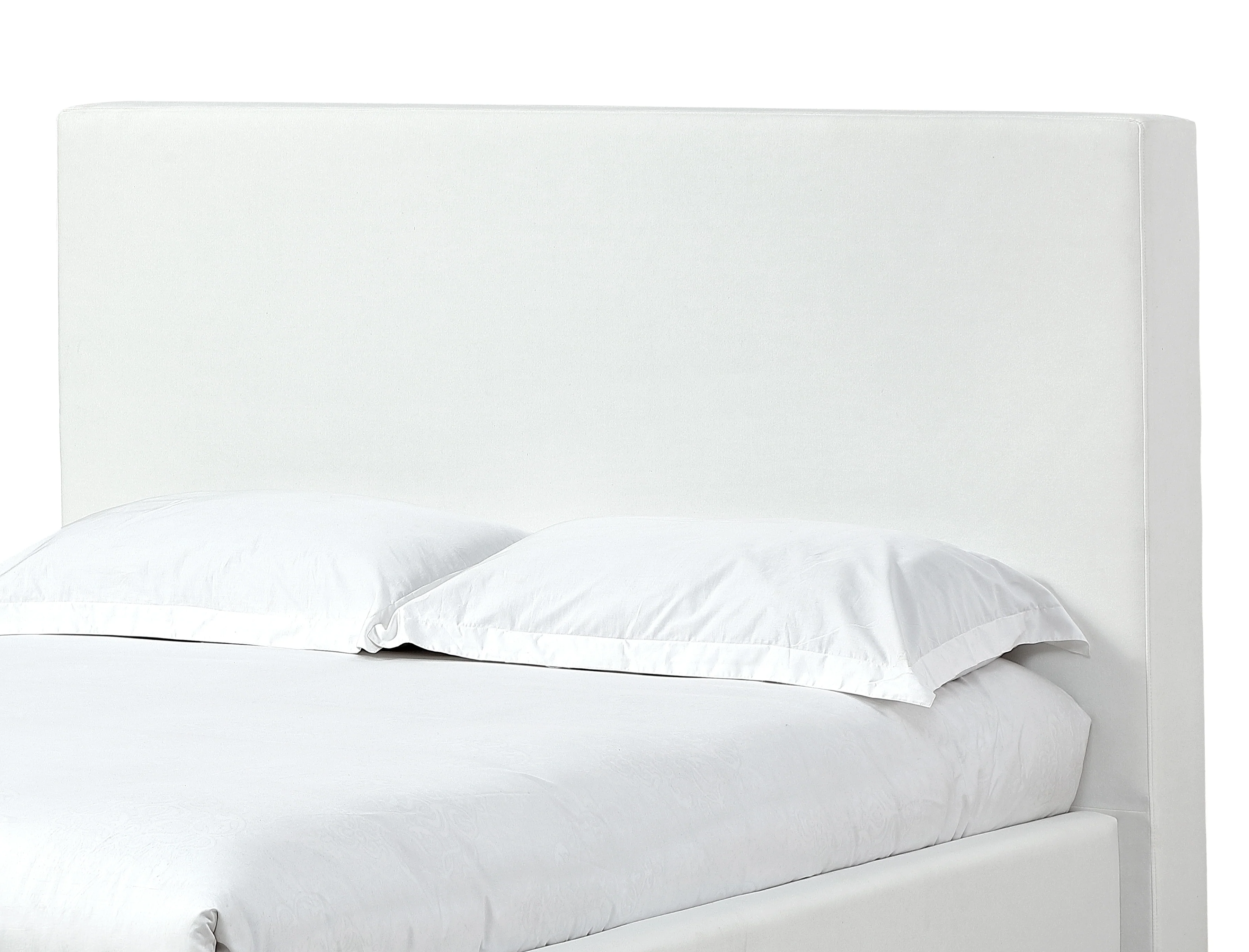 One Upholstered Modern Headboard in Pearl - Image 6
