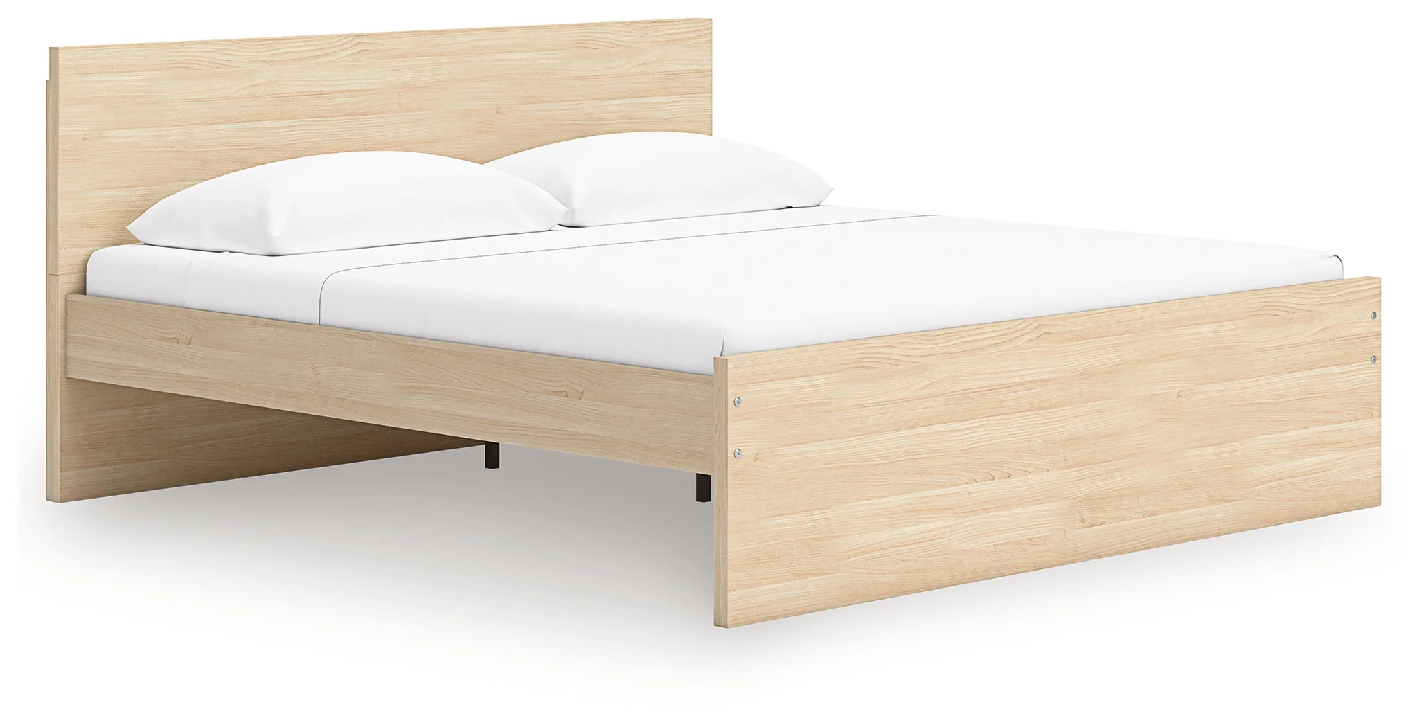 Onita Natural Queen Panel Platform Bed - Image 2