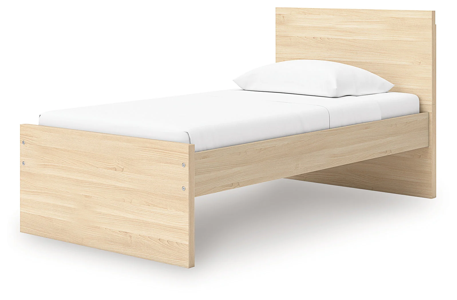 Onita Natural Twin Panel Platform Bed (Online Special Price) - Image 3