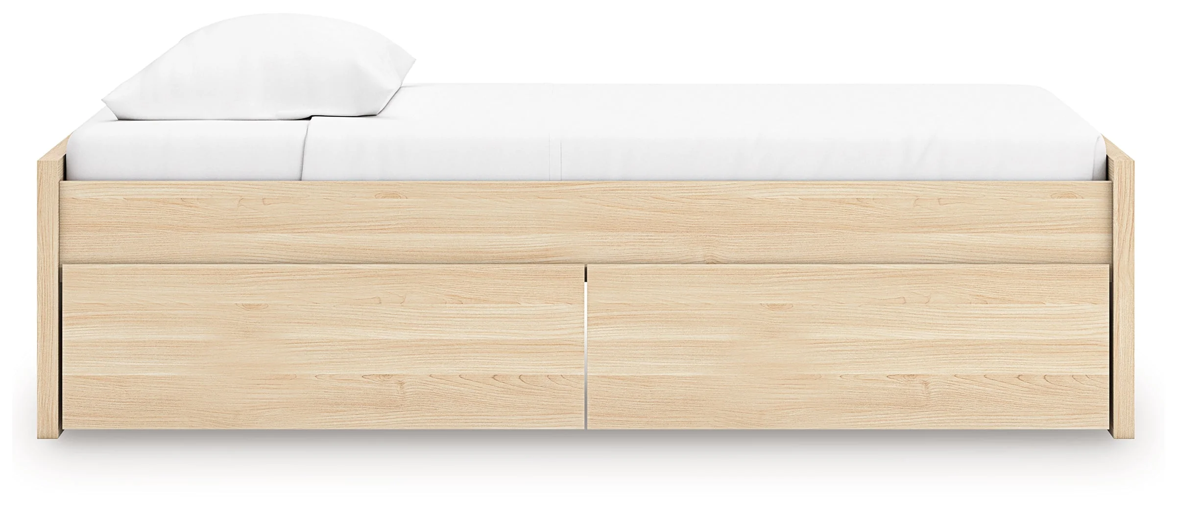 Onita Natural Twin Platform Bed with 1 Side Storage (Online Special Price) - Image 9