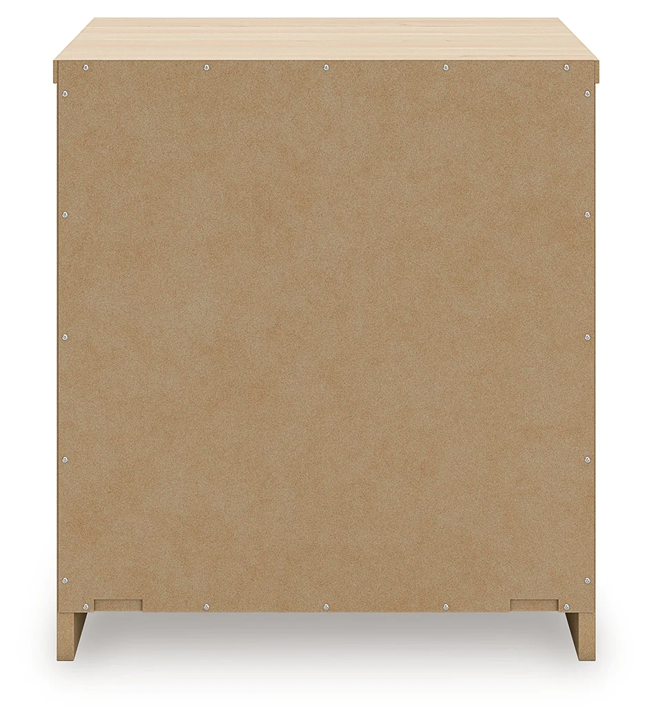 Onita Natural Two Drawer Night Stand - Image 5