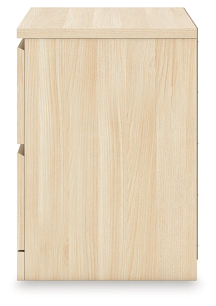 Onita Natural Two Drawer Night Stand - Image 7