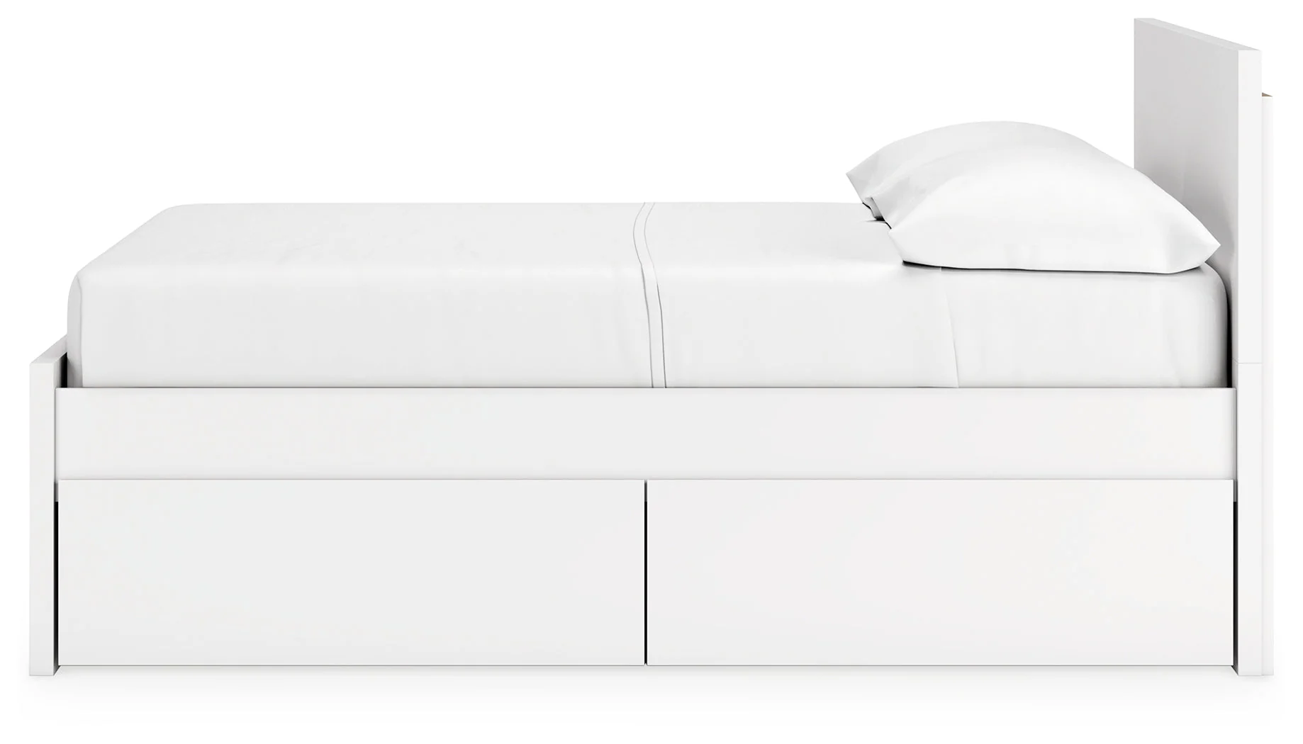 Onita White Full Panel Platform Youth Bed with 2 Side Storage (Online Special Price) - Image 9