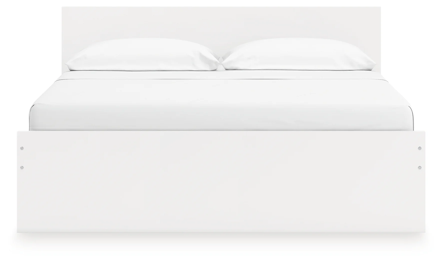 Onita White King Panel Platform Bed - Image 4