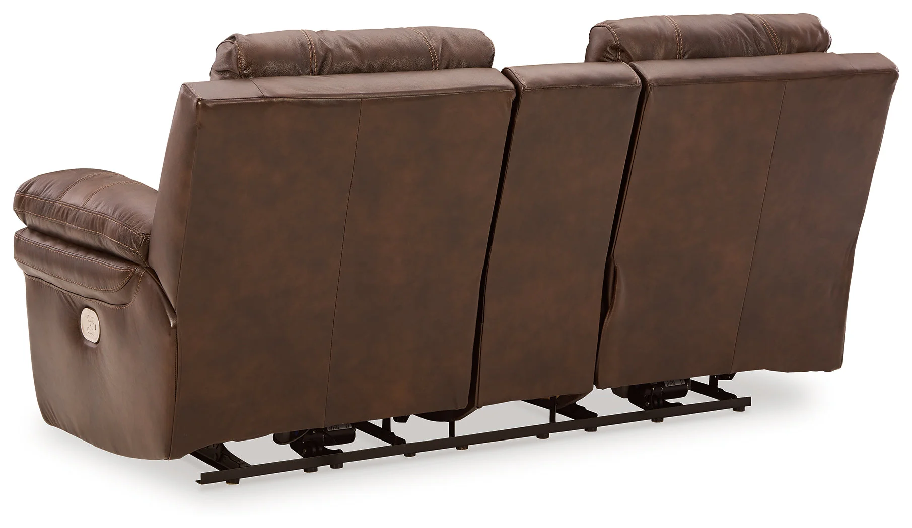 Edmar Chocolate Power Reclining Loveseat (Online Special Price) - Image 7