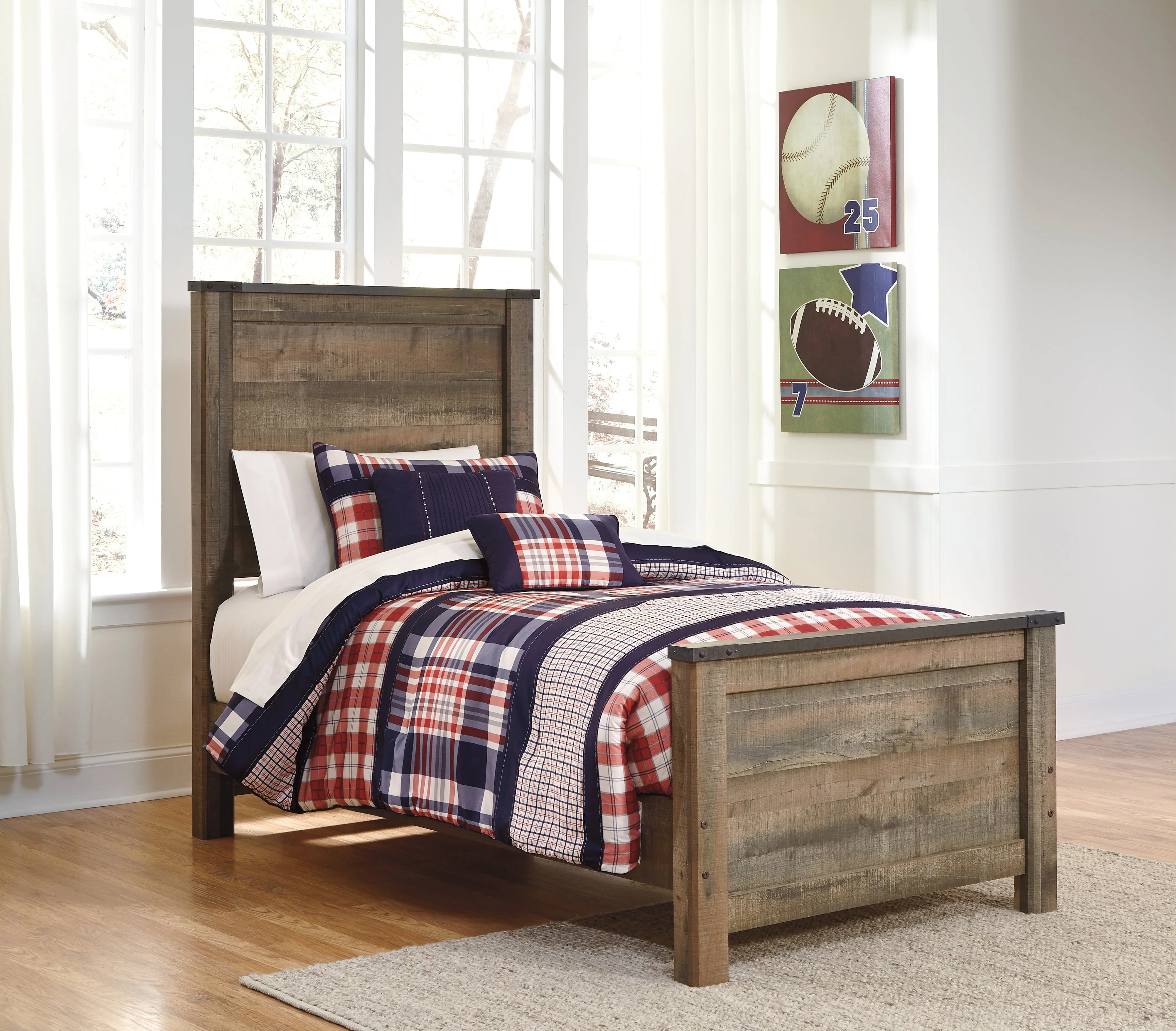 Trinell Brown Twin Panel Headboard (Online Special Price) - Image 5