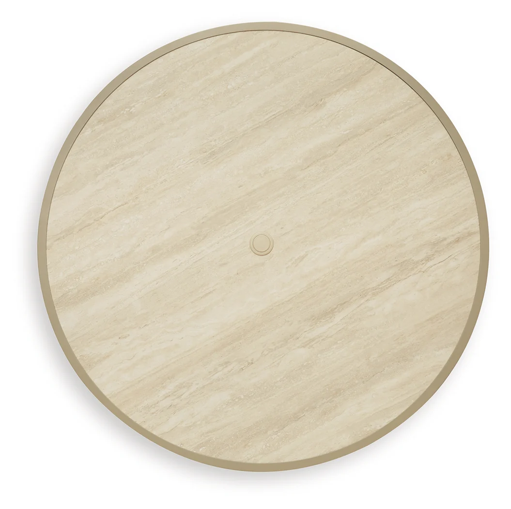 Orchard Beach Beige Outdoor Dining Table - Image 3