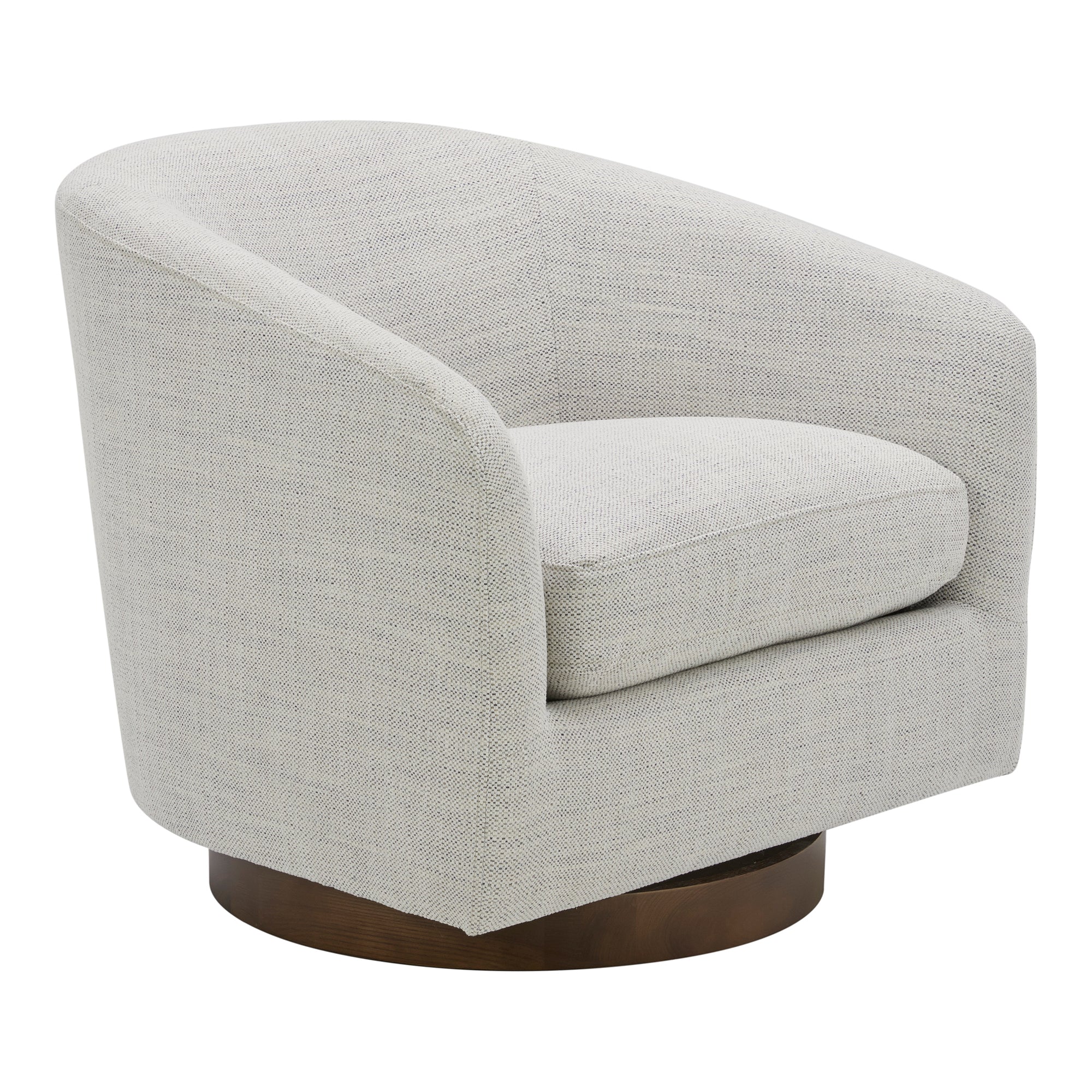 Oscy Splashed White Swivel Chair - Image 3