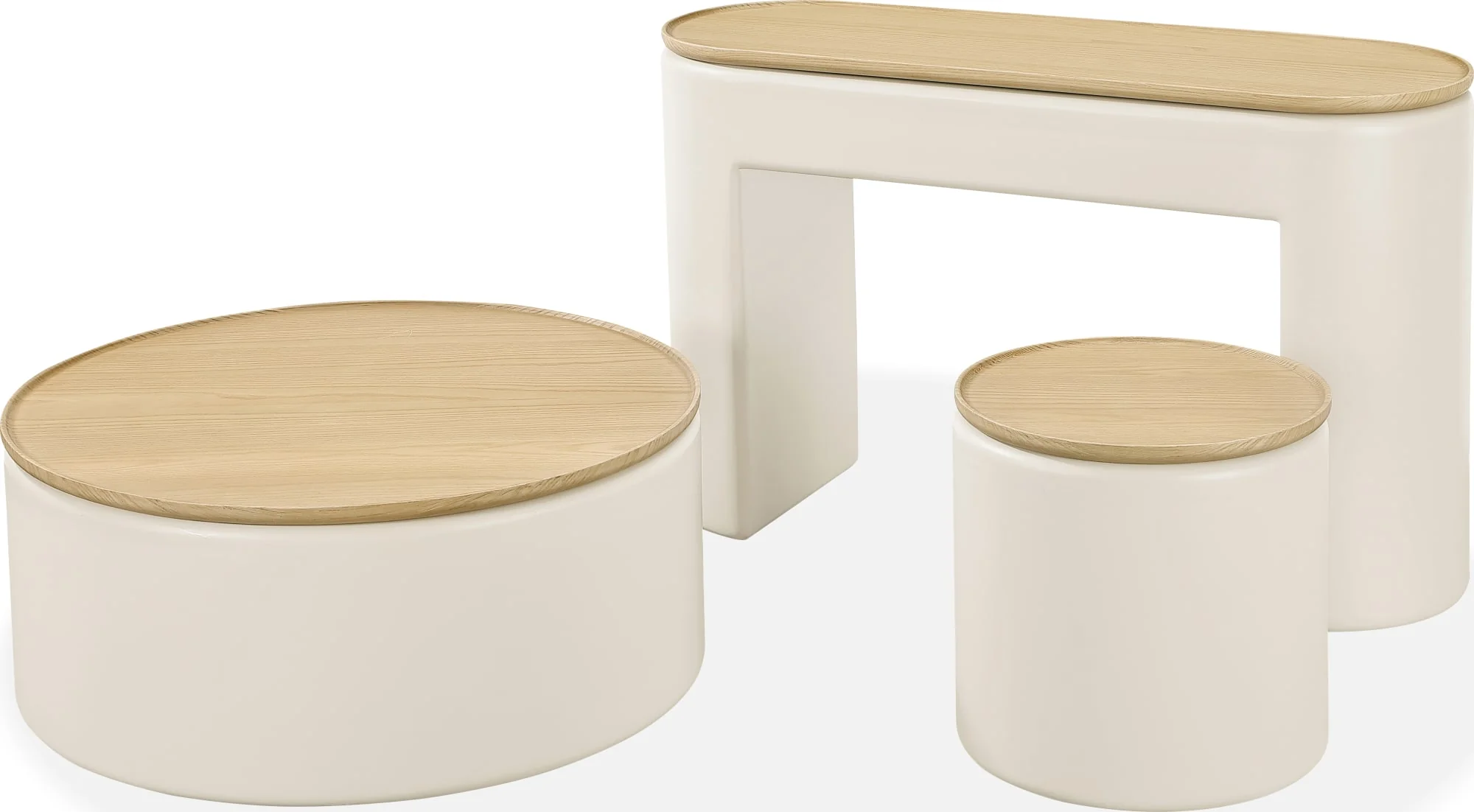 Oskar Barley Lift Top Round End Table - Image 5
