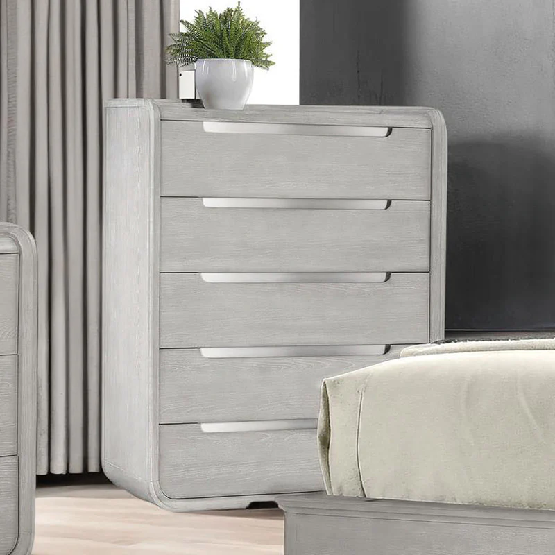 Osterley Light Gray 4 Pc. Queen Bedroom Set - Image 2
