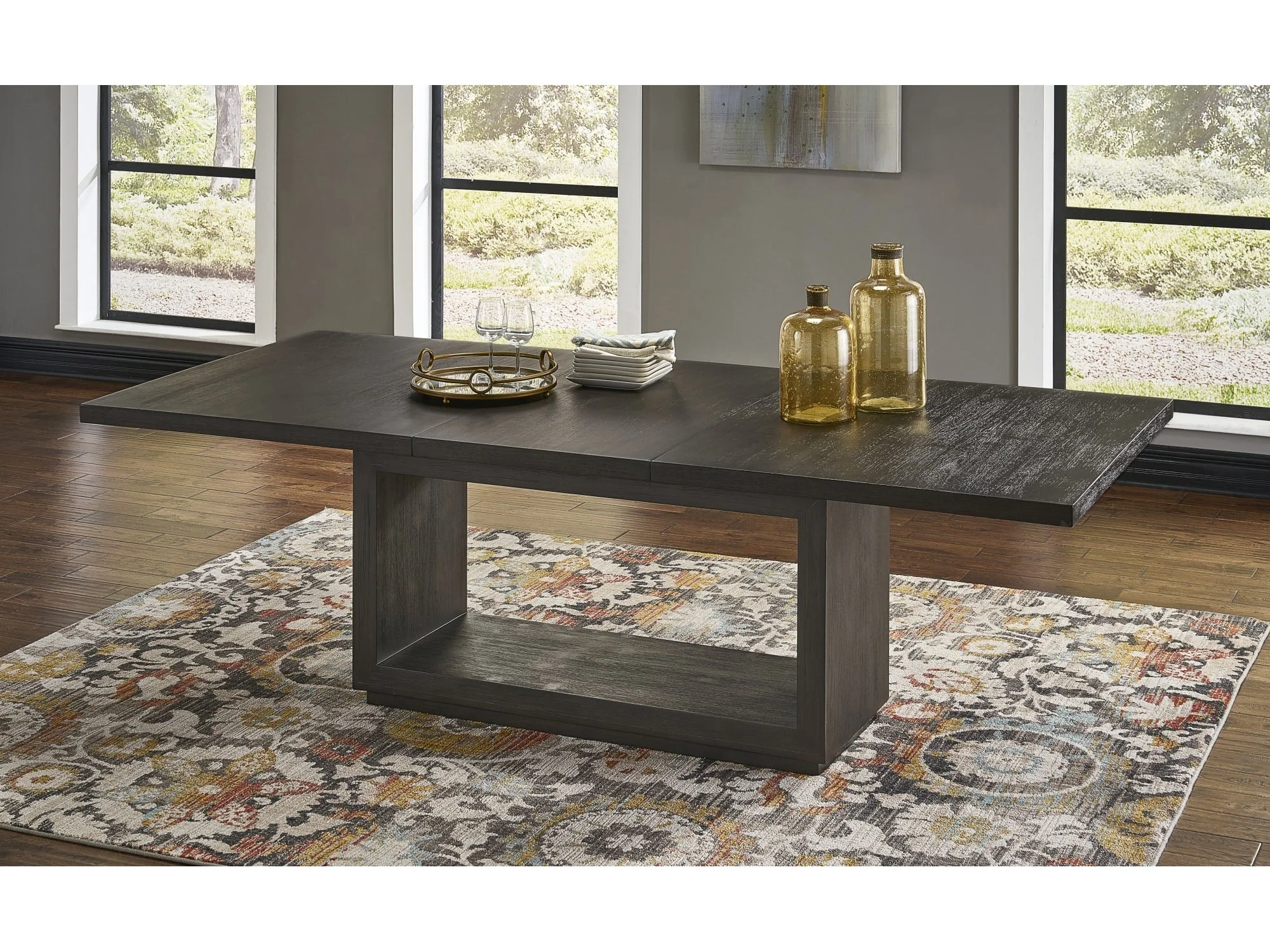 Oxford Basalt Grey Rectangular Dining Table