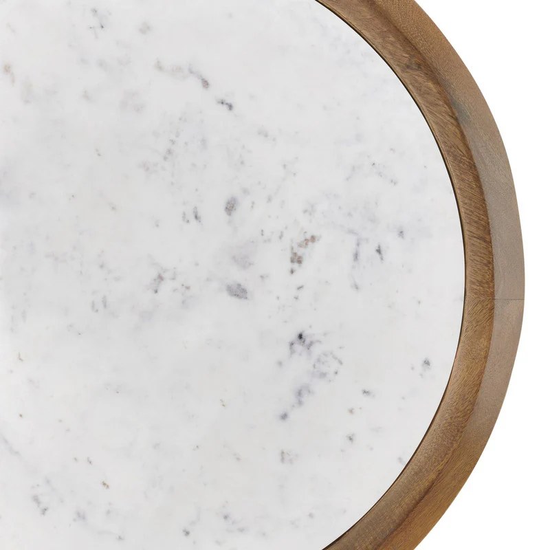 Palatino Brown/White End Table - Image 3