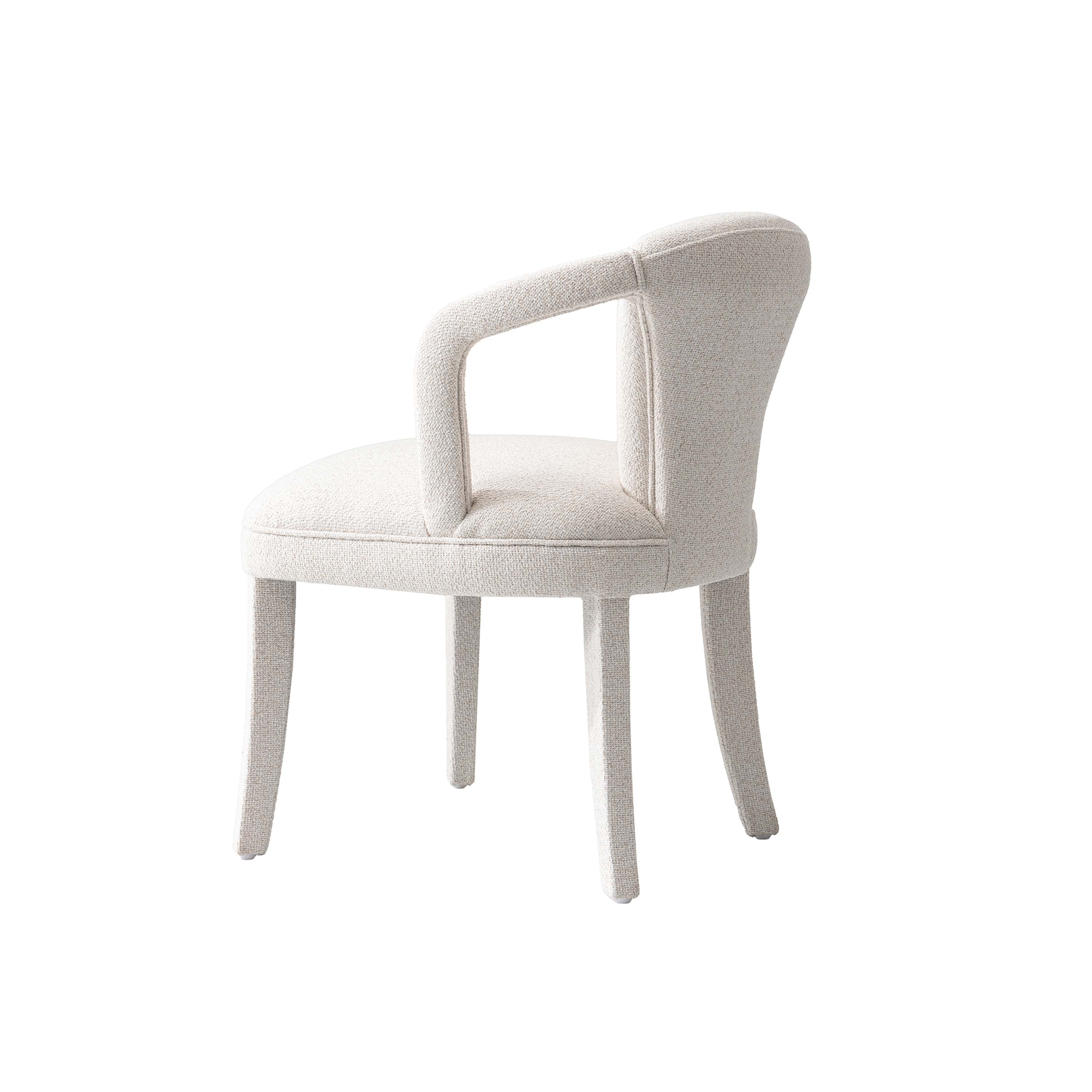 Palmer Dining Armchair in Ivory - Image 8