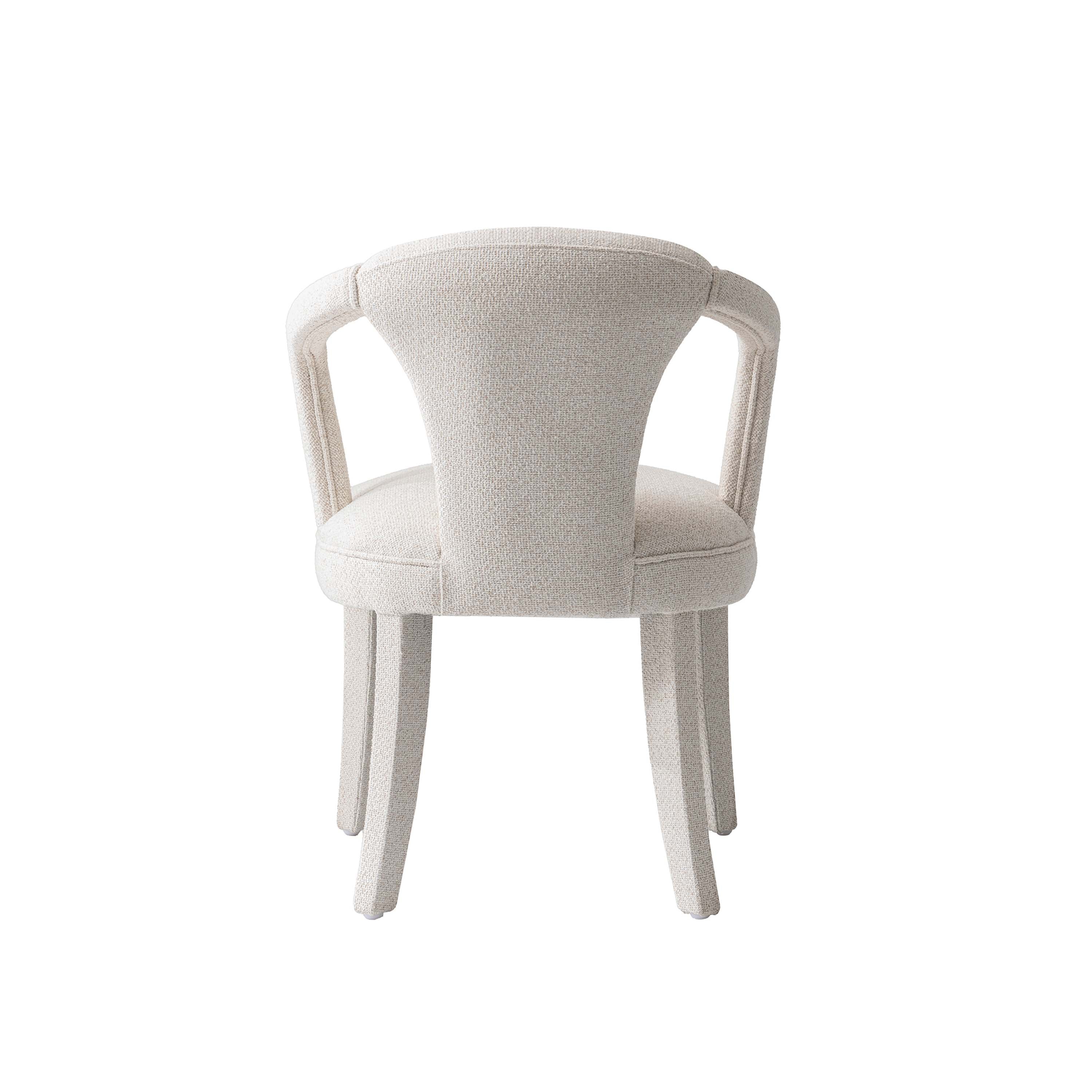 Palmer Dining Armchair in Ivory (set of 2) - Image 8