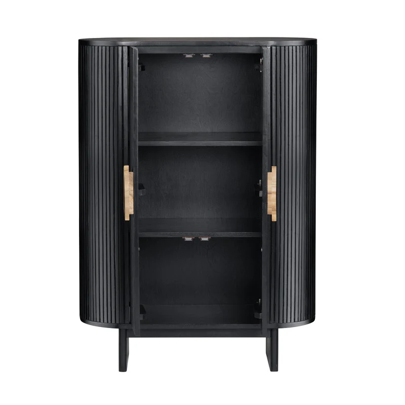 Paloma Black Two-Door Cabinet - Image 6