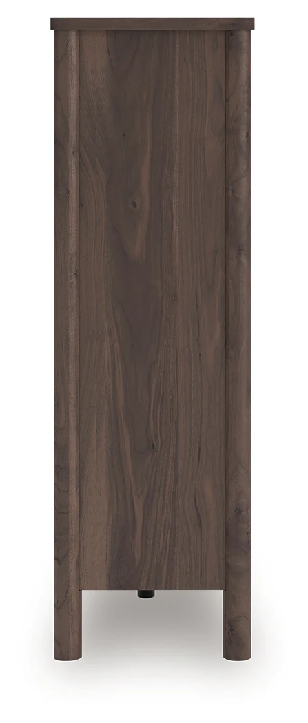 Pamytta Brown Five Drawer Wide Chest - Image 7