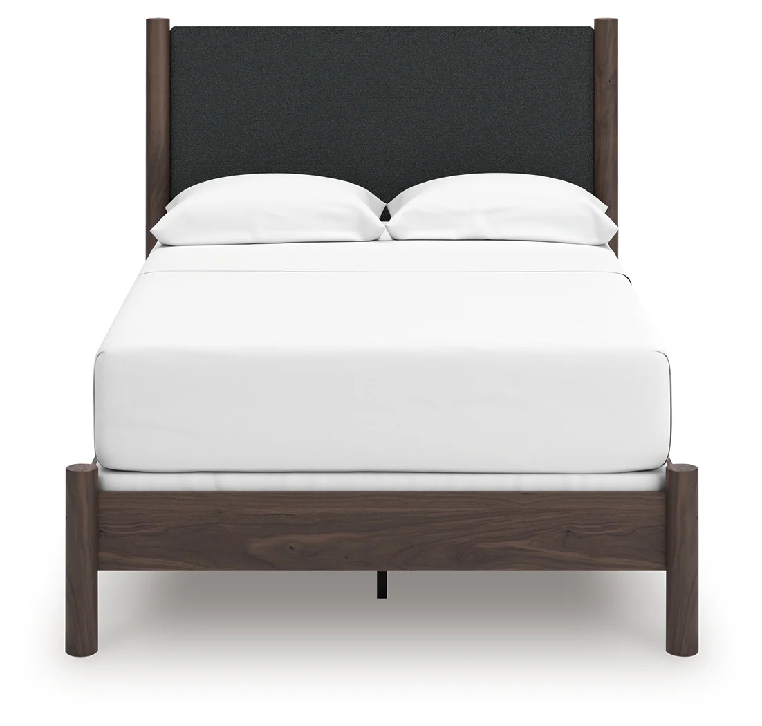 Pamytta Brown Full Upholstered Panel Bed - Image 3