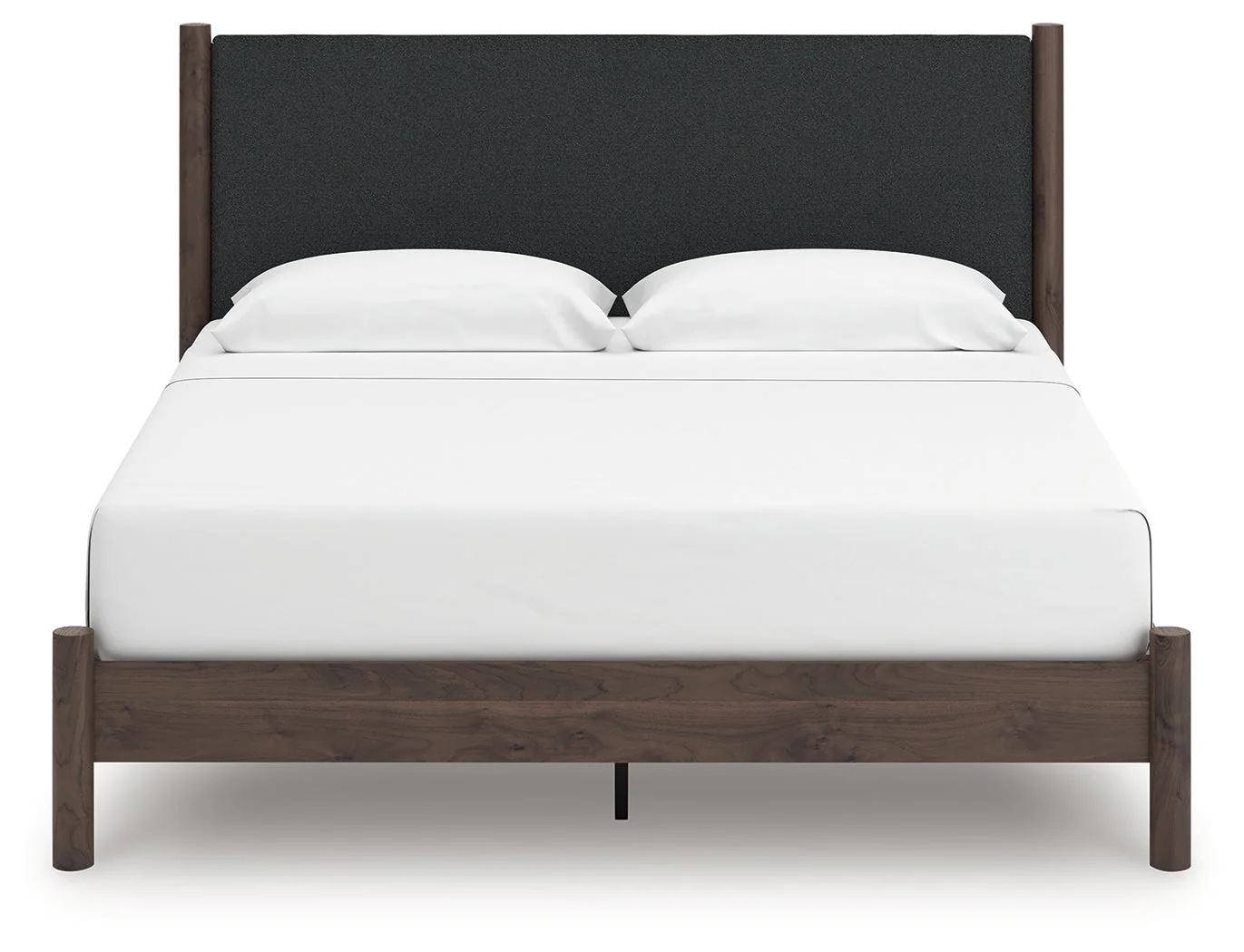 Pamytta Brown King Upholstered Panel Platform Bed (Online Special Price) - Image 3