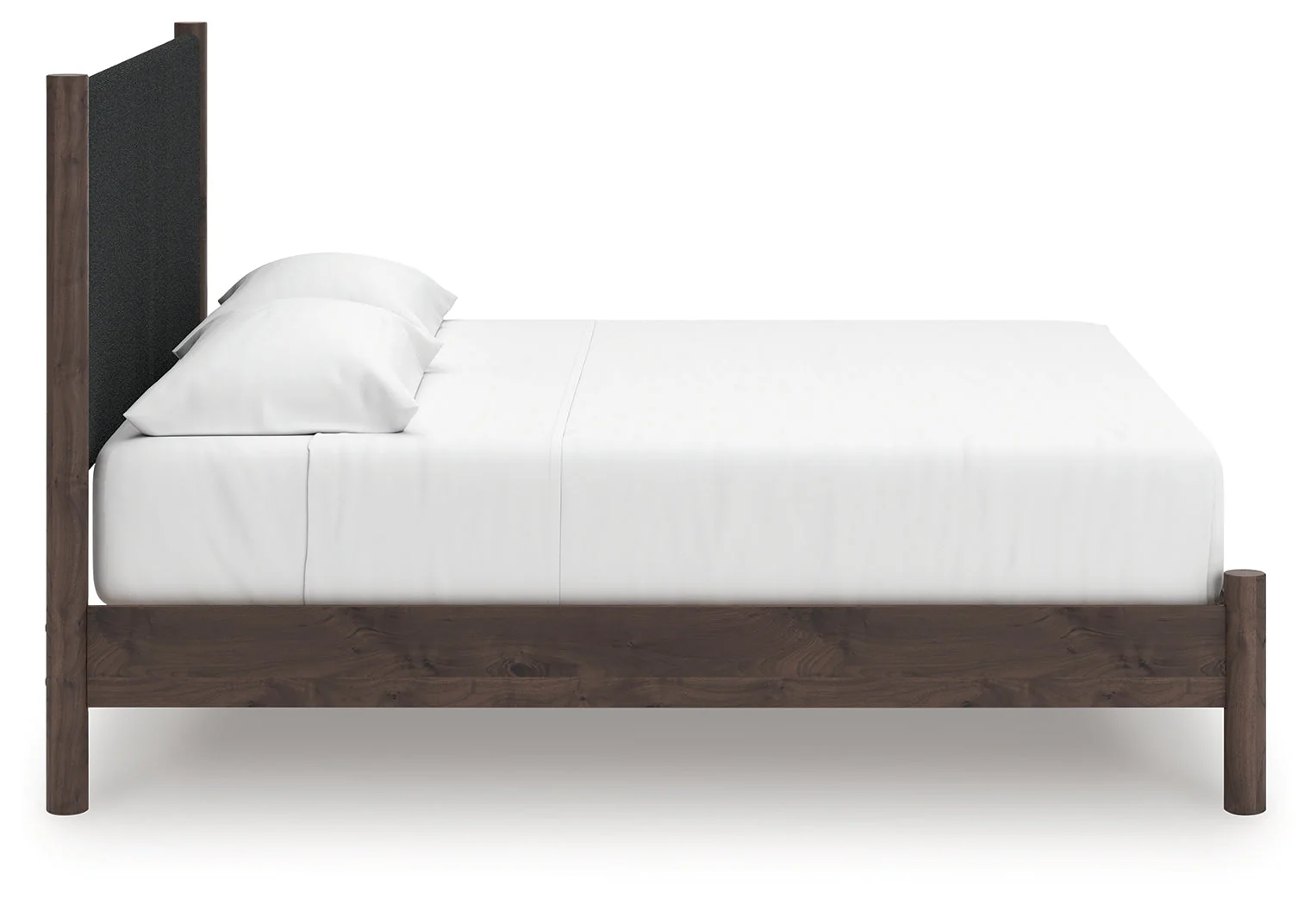 Pamytta Brown King Upholstered Panel Platform Bed (Online Special Price) - Image 5